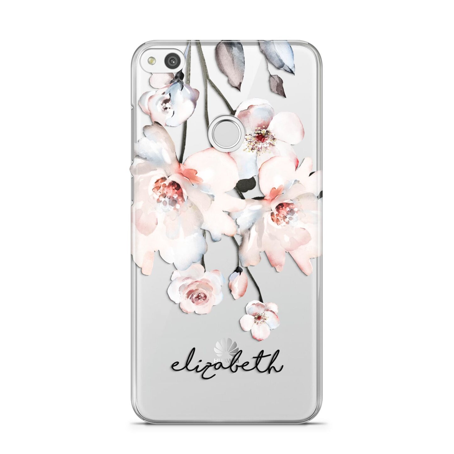 Personalised Name Roses Watercolour Huawei P8 Lite Case