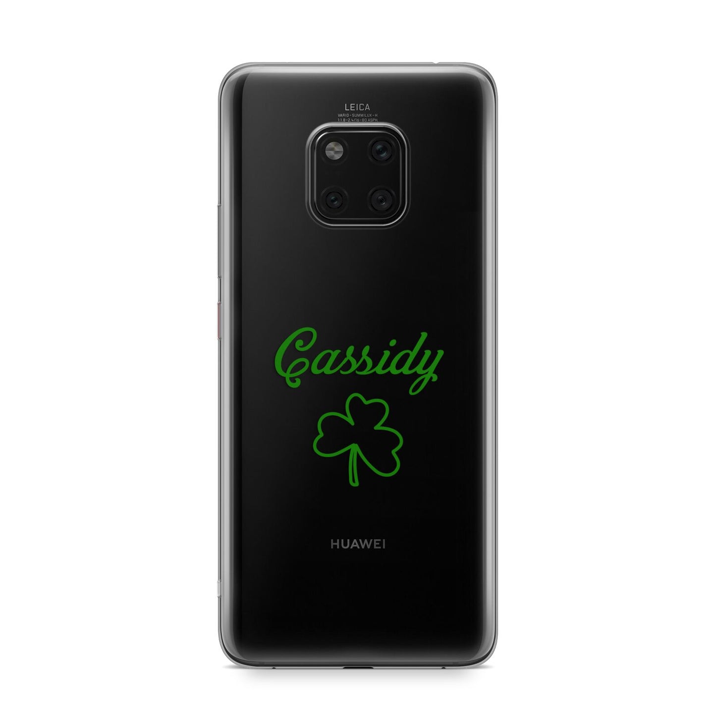 Personalised Name Shamrock Huawei Mate 20 Pro Phone Case