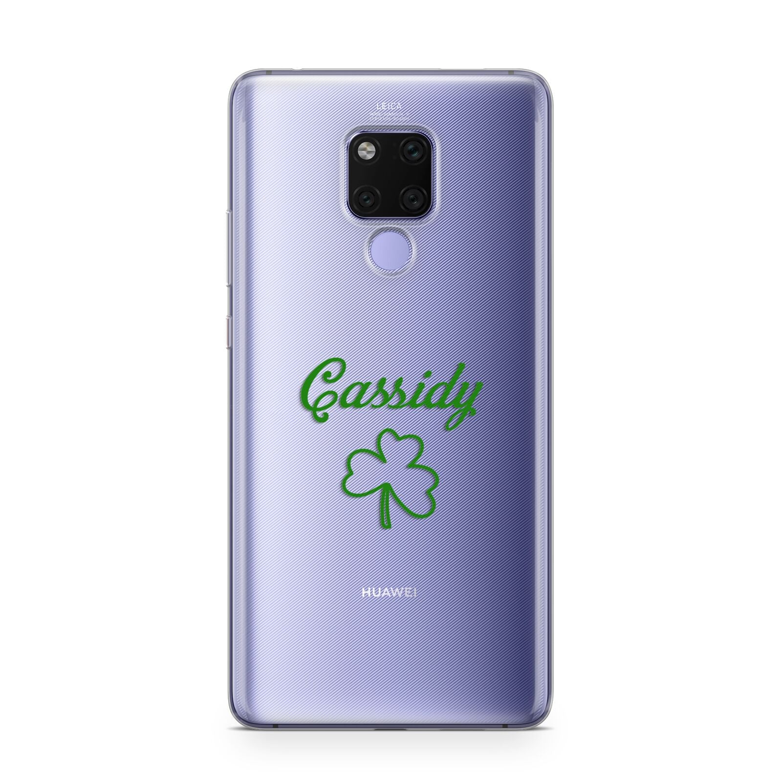 Personalised Name Shamrock Huawei Mate 20X Phone Case