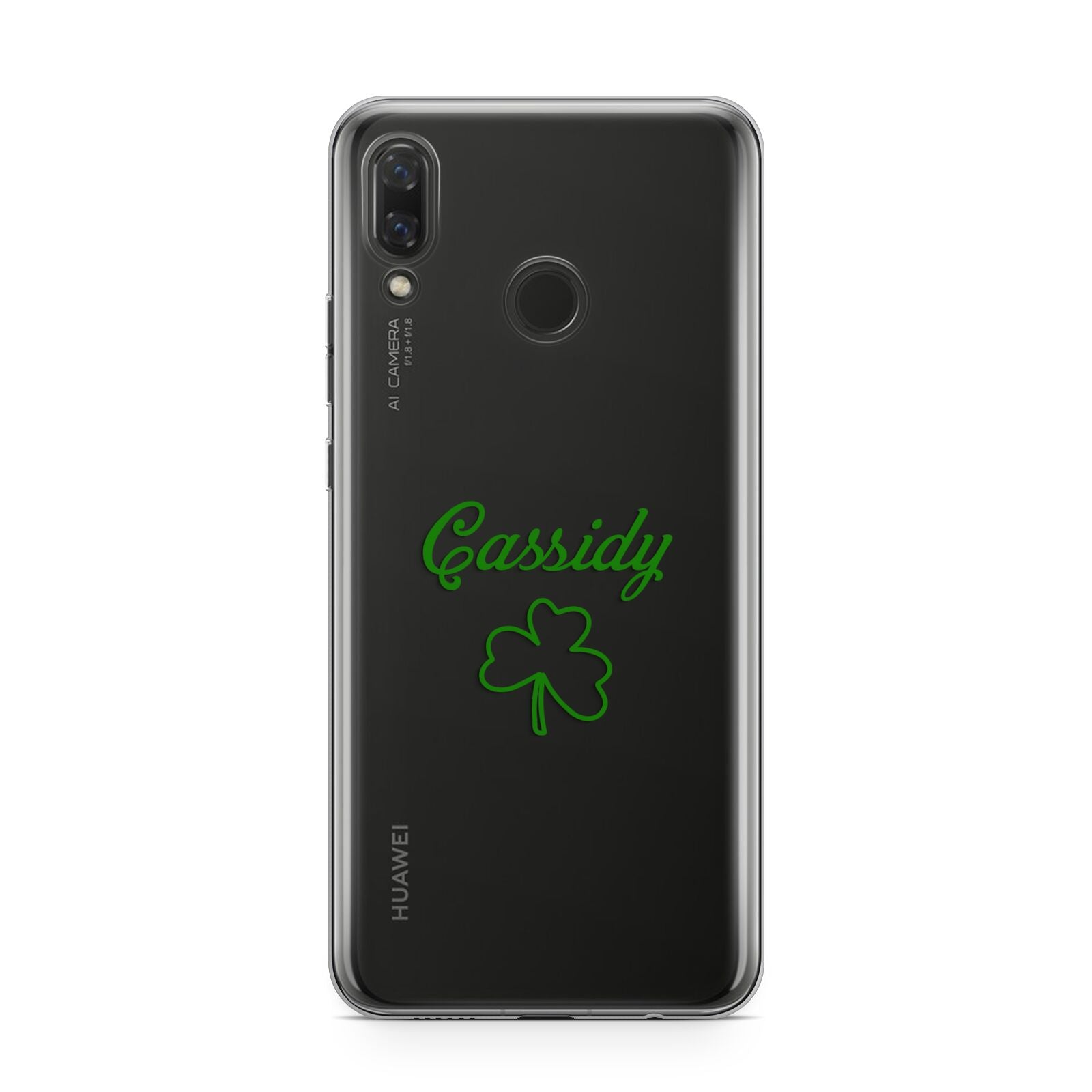 Personalised Name Shamrock Huawei Nova 3 Phone Case