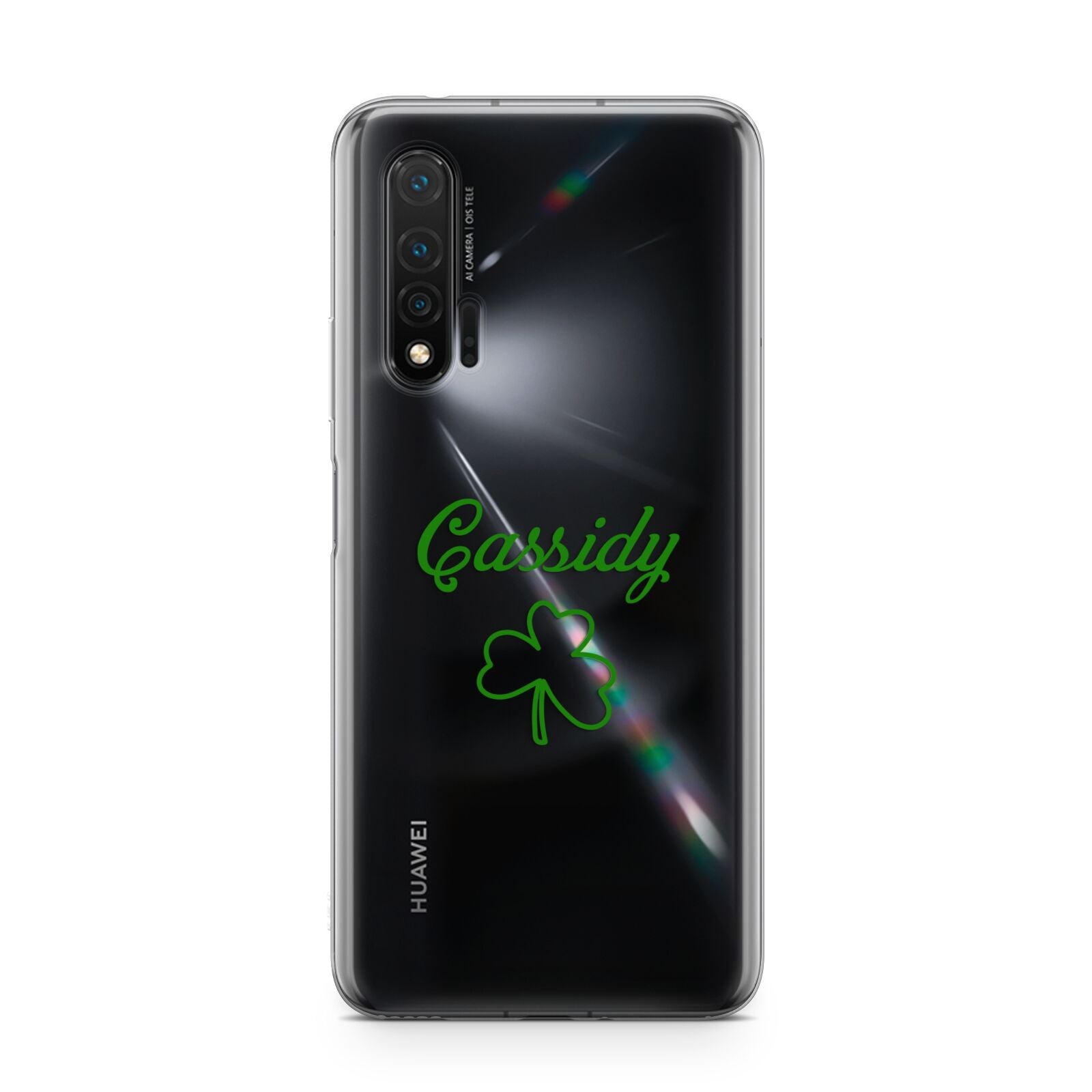 Personalised Name Shamrock Huawei Nova 6 Phone Case