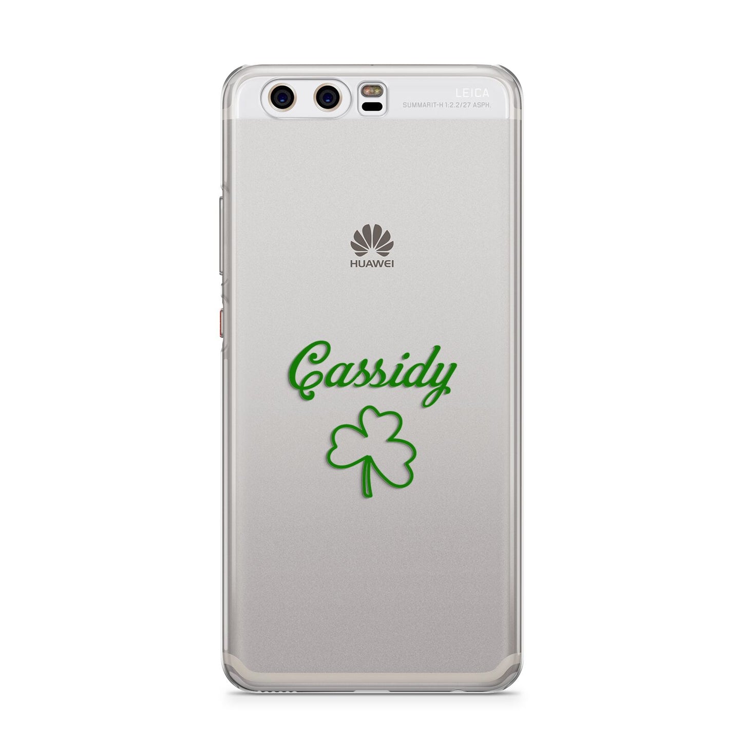 Personalised Name Shamrock Huawei P10 Phone Case