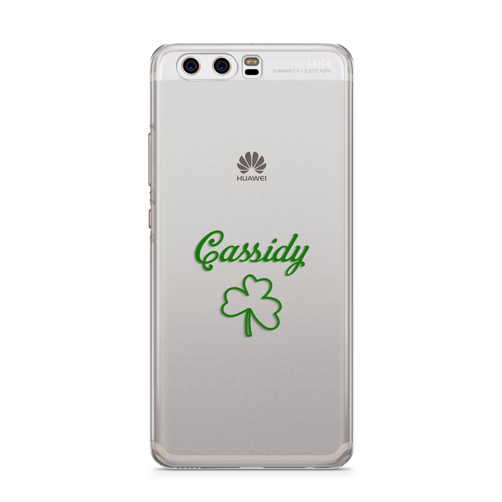 Personalised Name Shamrock Huawei P10 Phone Case