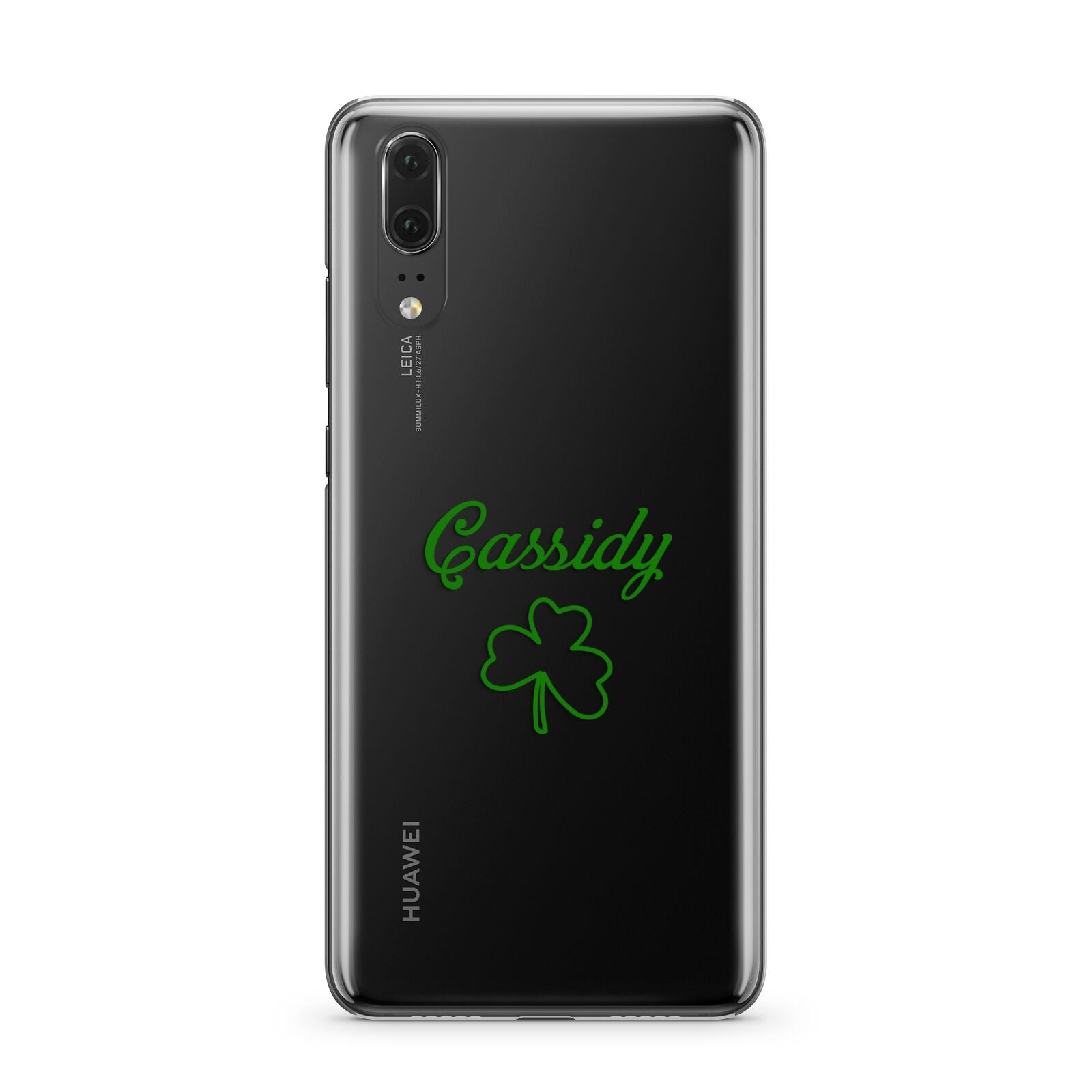 Personalised Name Shamrock Huawei P20 Phone Case