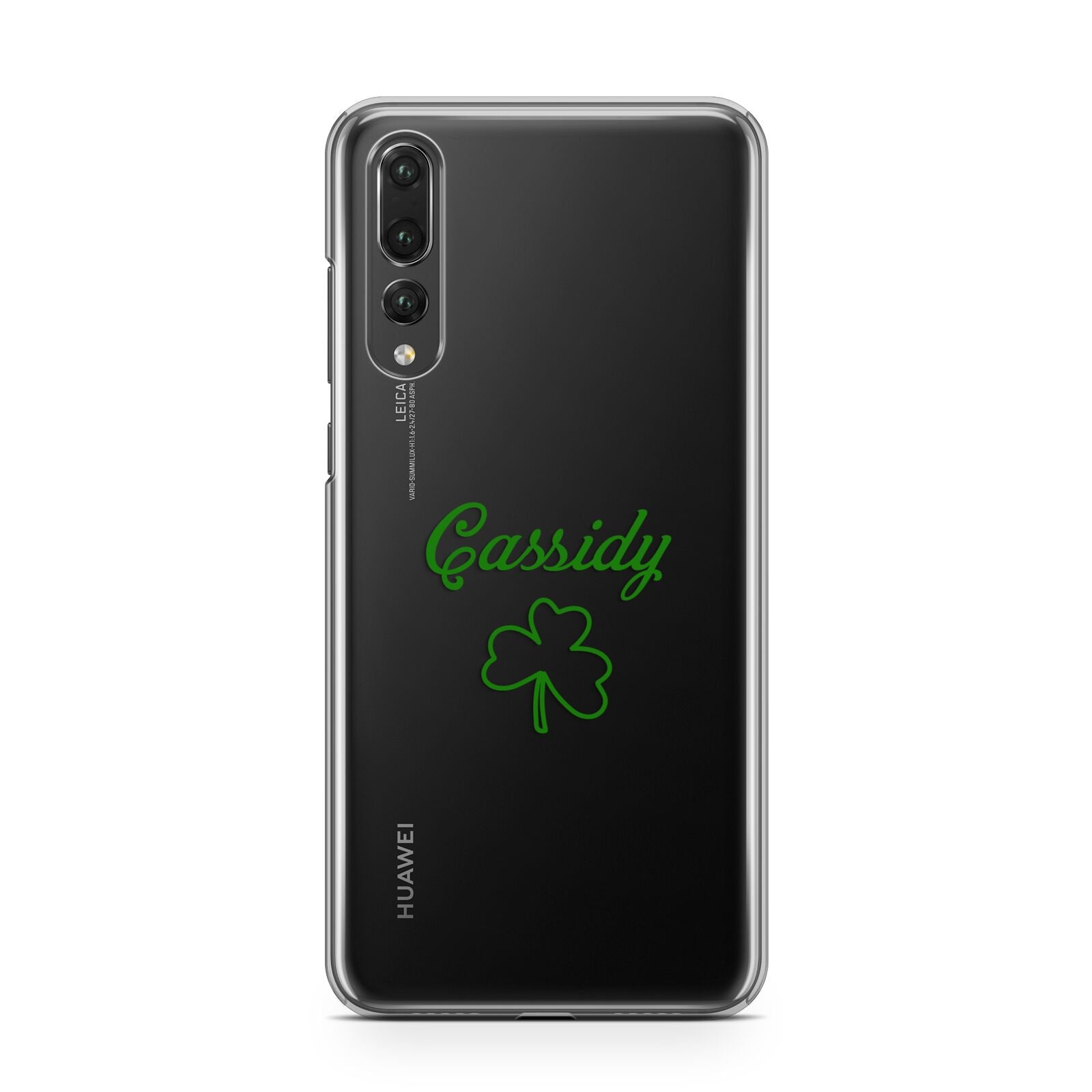 Personalised Name Shamrock Huawei P20 Pro Phone Case