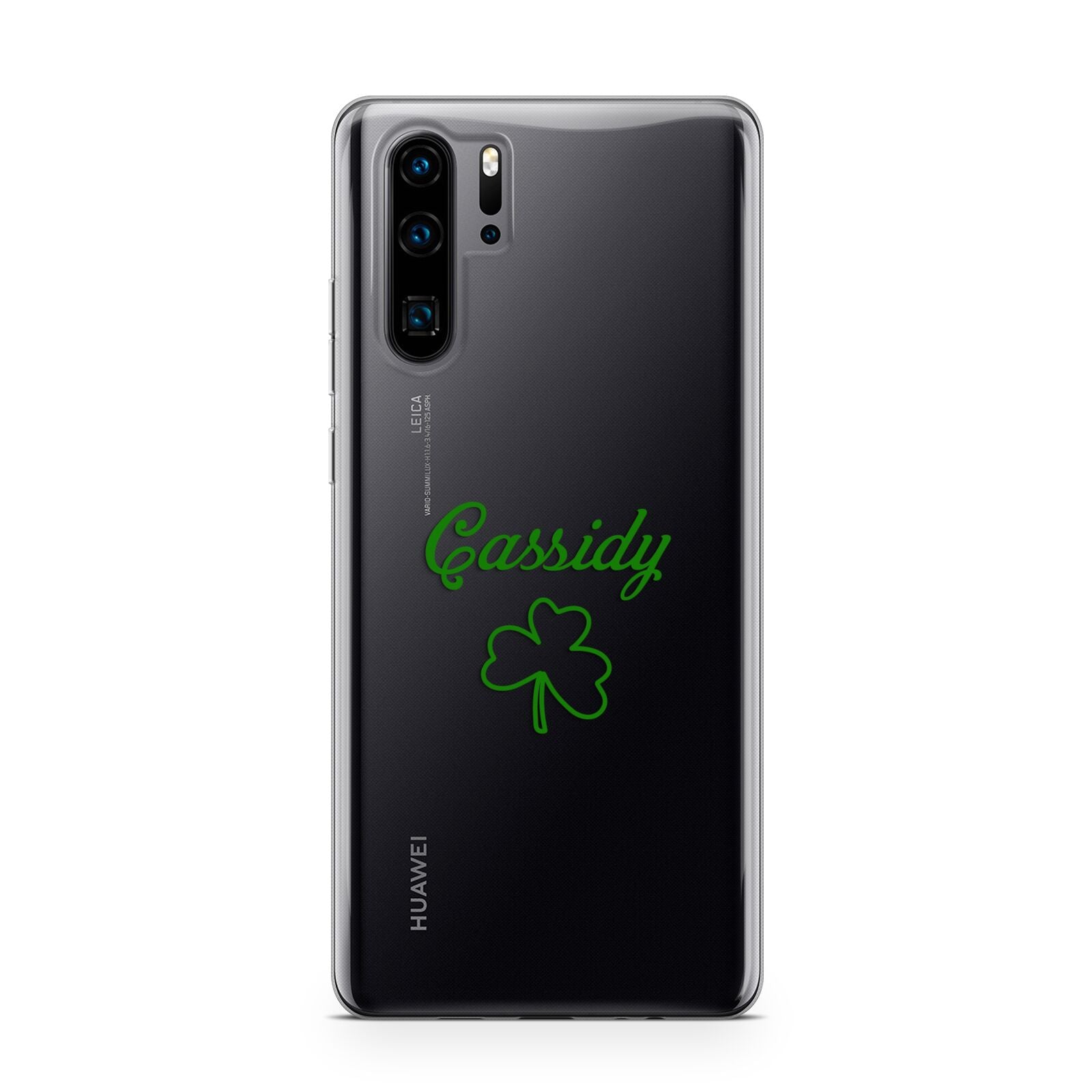 Personalised Name Shamrock Huawei P30 Pro Phone Case