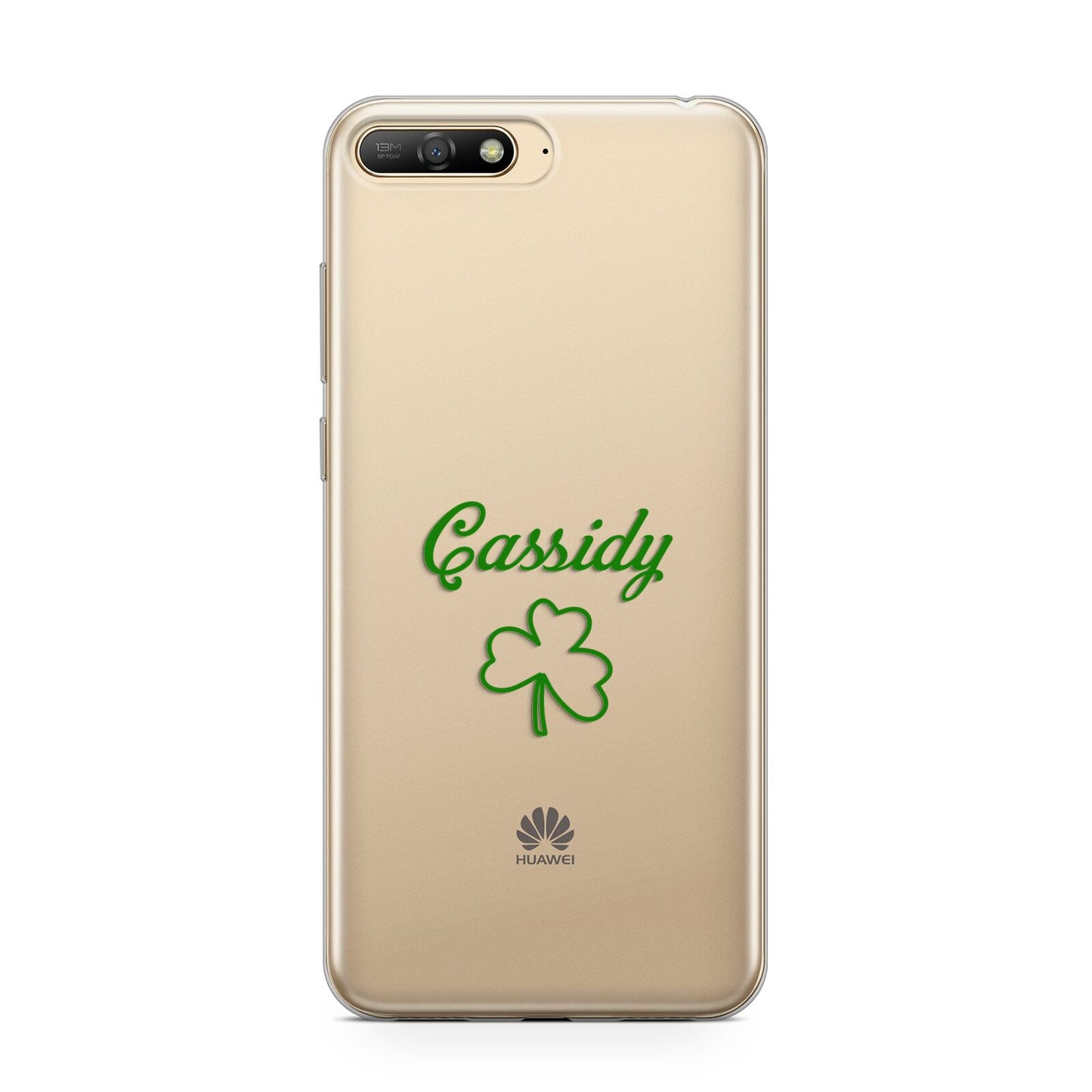 Personalised Name Shamrock Huawei Y6 2018