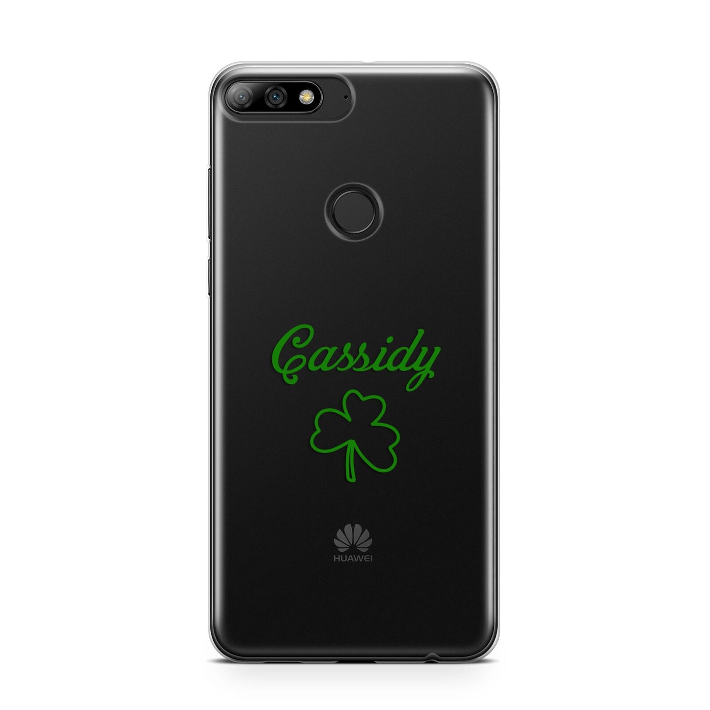 Personalised Name Shamrock Huawei Y7 2018