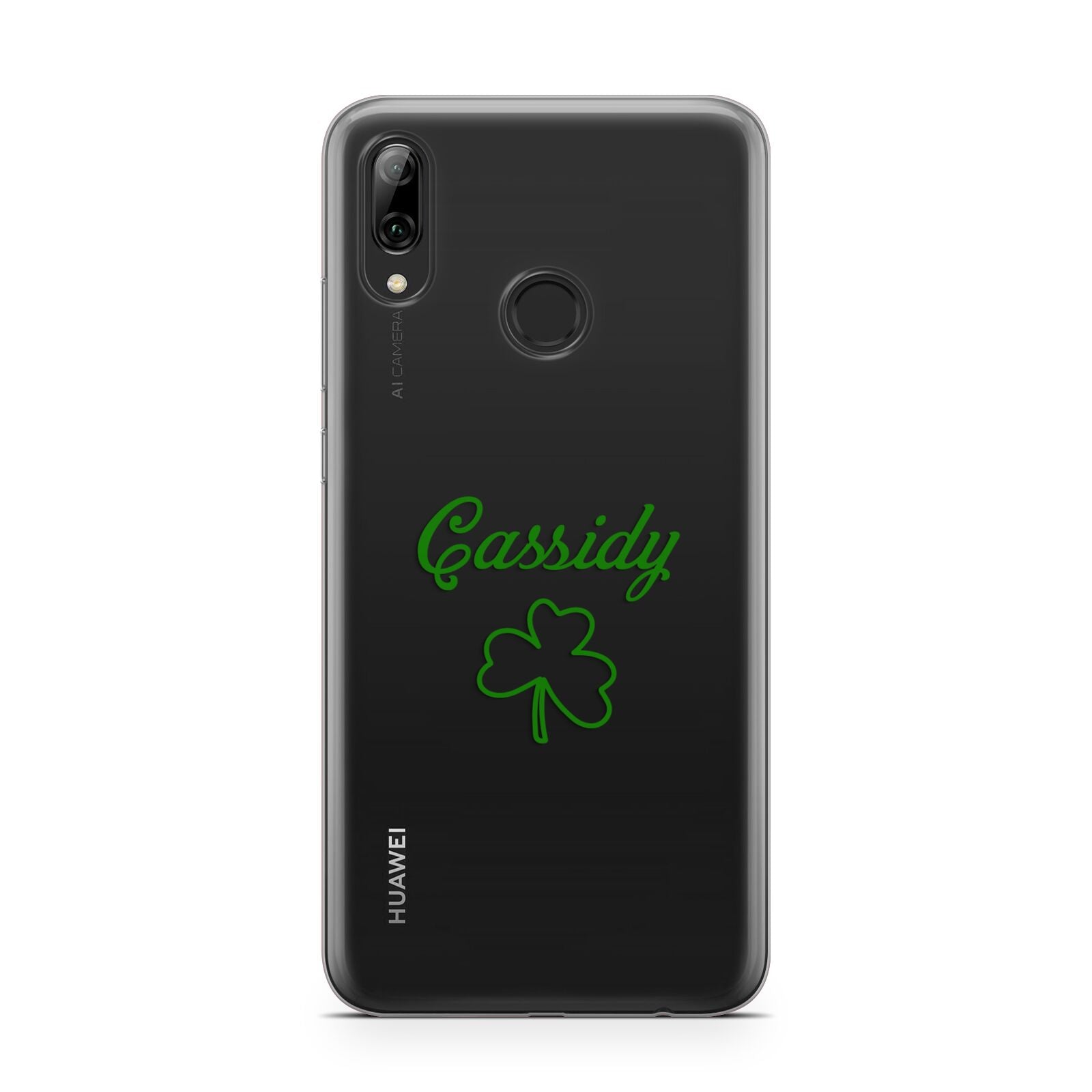 Personalised Name Shamrock Huawei Y7 2019