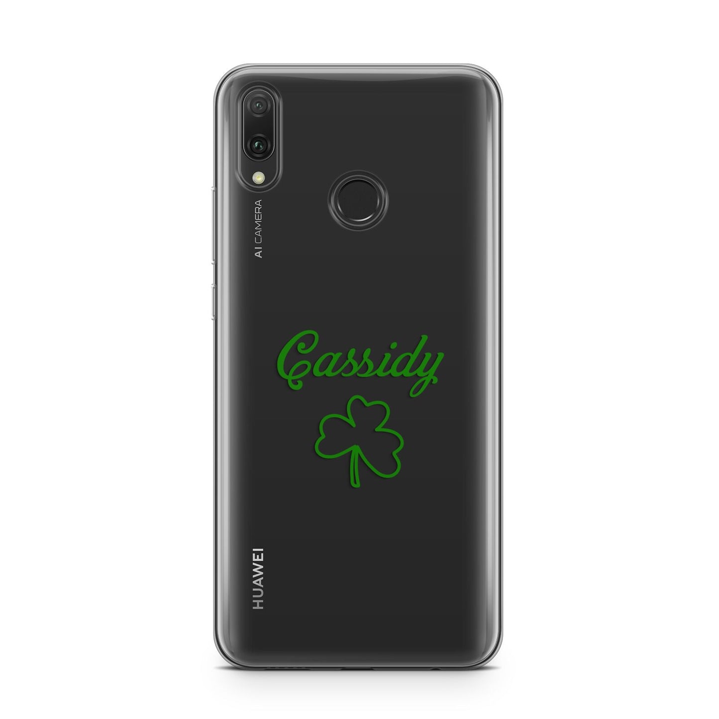 Personalised Name Shamrock Huawei Y9 2019