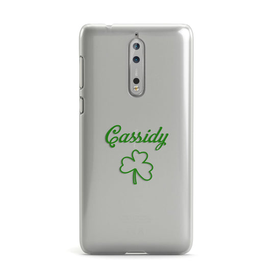 Personalised Name Shamrock Nokia Case