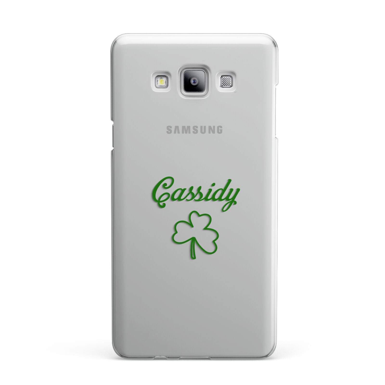 Personalised Name Shamrock Samsung Galaxy A7 2015 Case