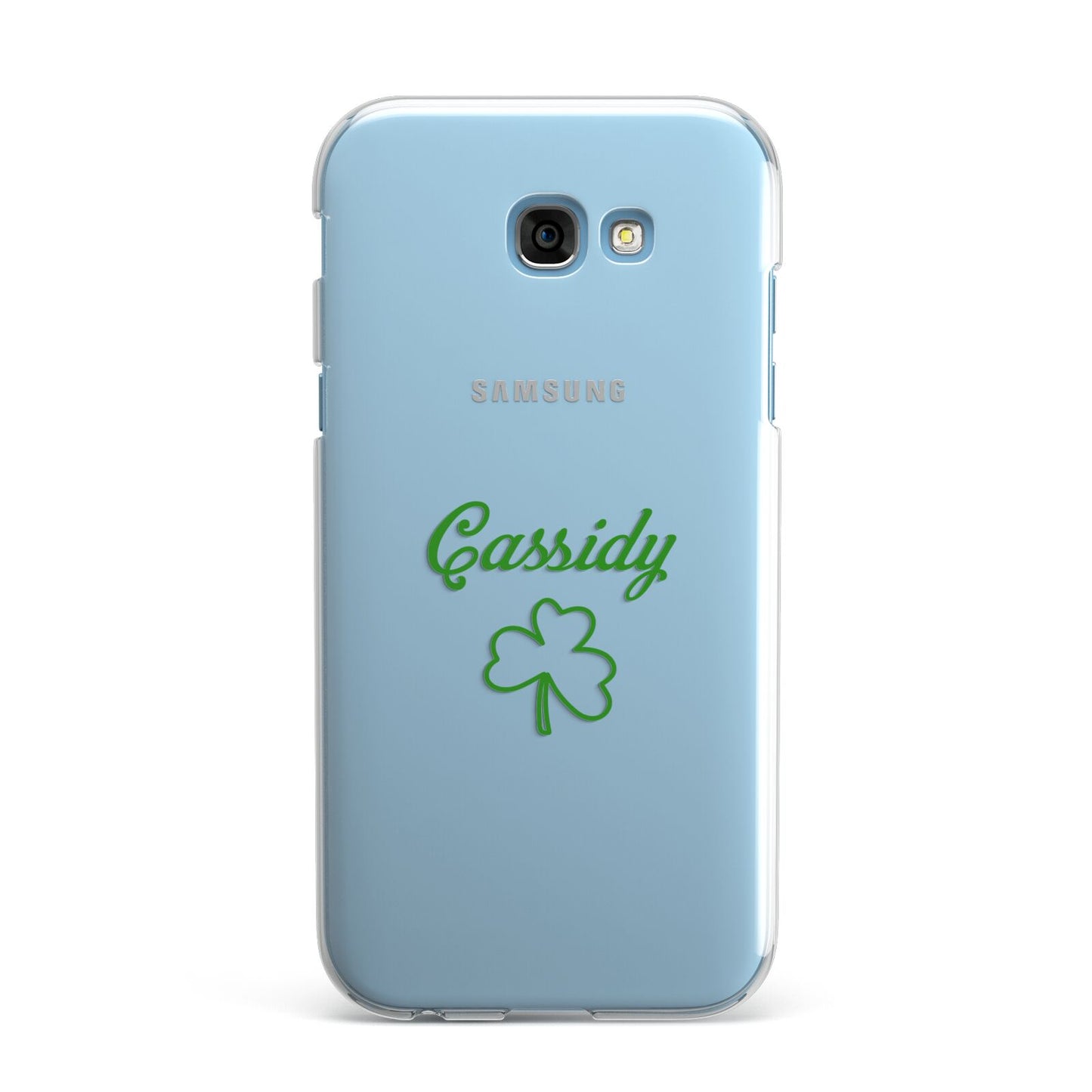 Personalised Name Shamrock Samsung Galaxy A7 2017 Case