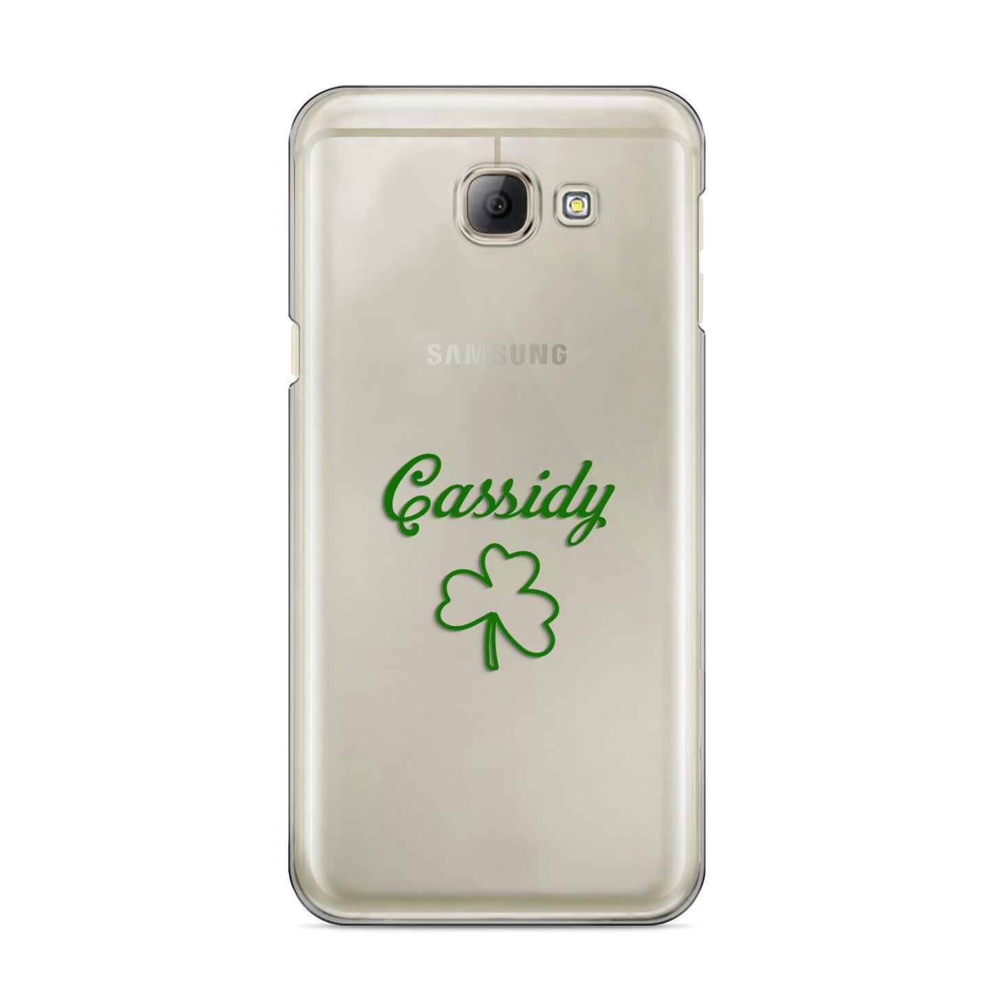 Personalised Name Shamrock Samsung Galaxy A8 2016 Case