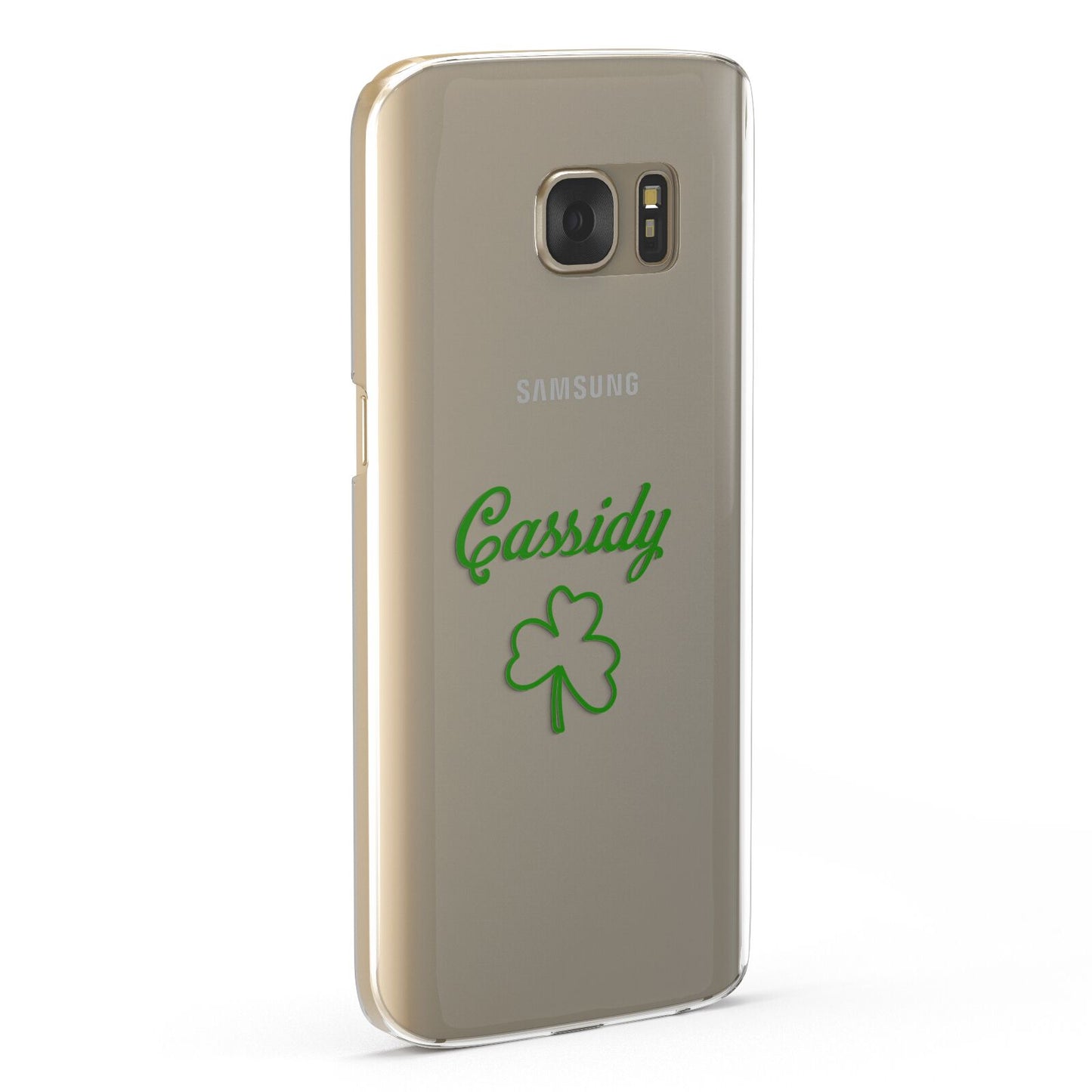 Personalised Name Shamrock Samsung Galaxy Case Fourty Five Degrees