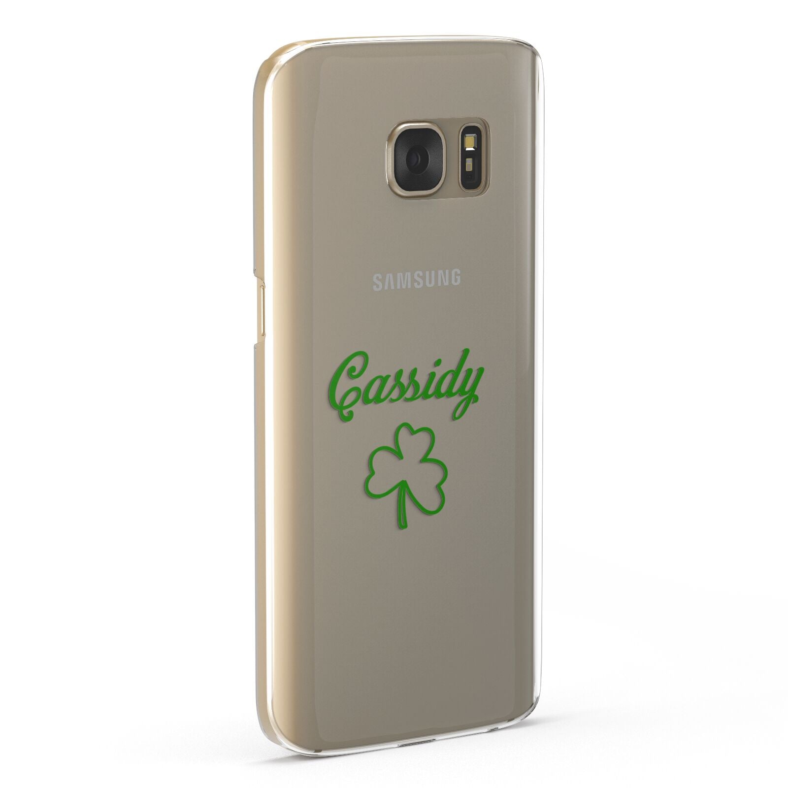 Personalised Name Shamrock Samsung Galaxy Case Fourty Five Degrees