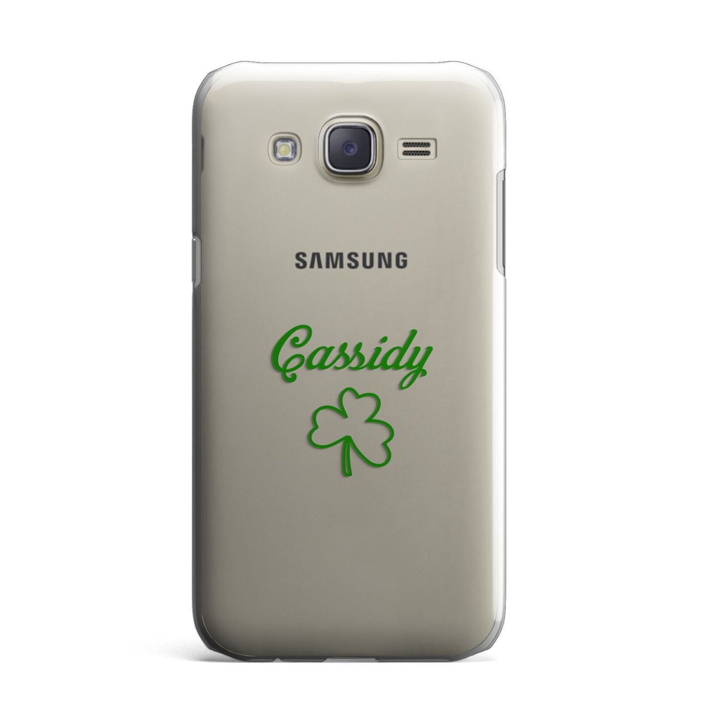 Personalised Name Shamrock Samsung Galaxy J7 Case