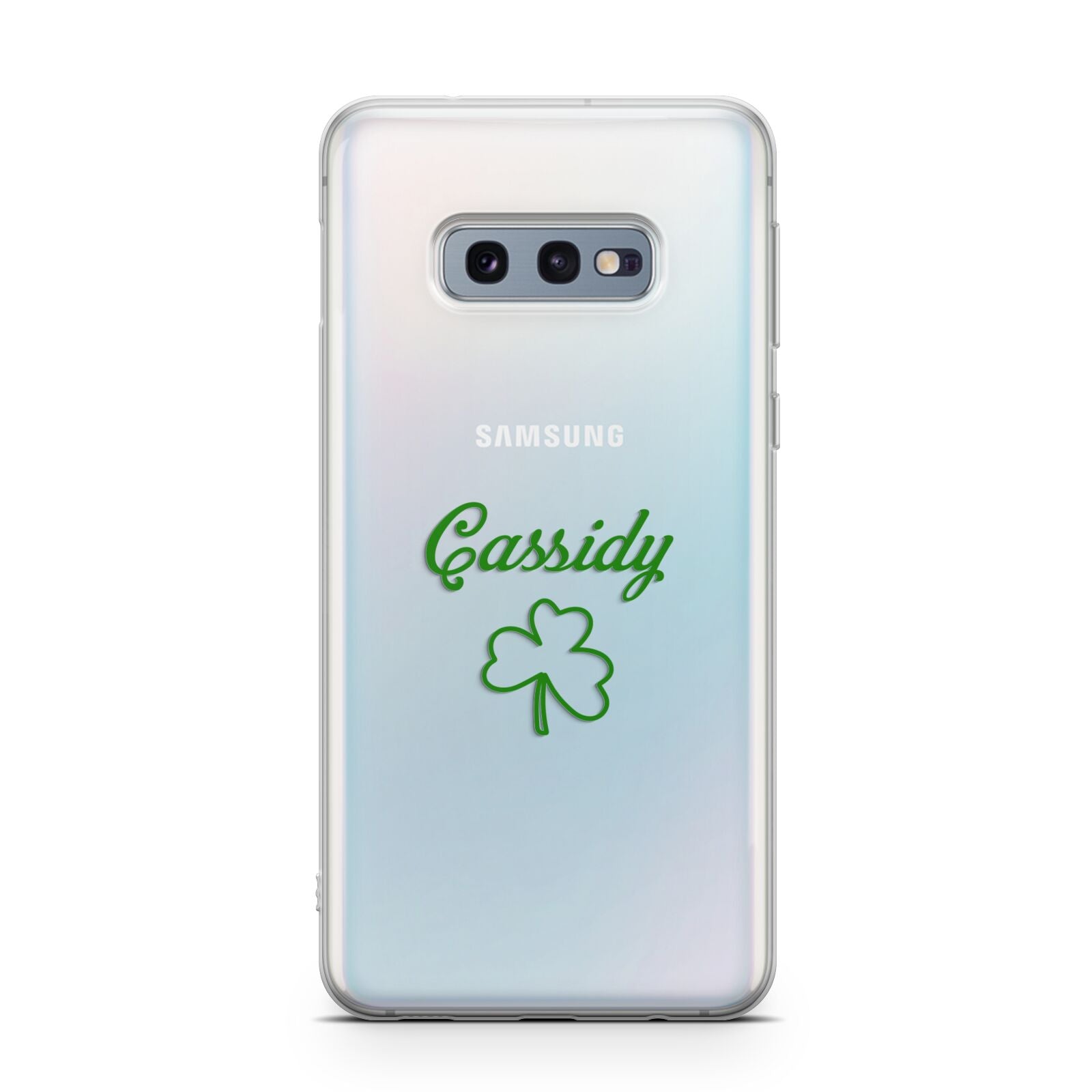 Personalised Name Shamrock Samsung Galaxy S10E Case