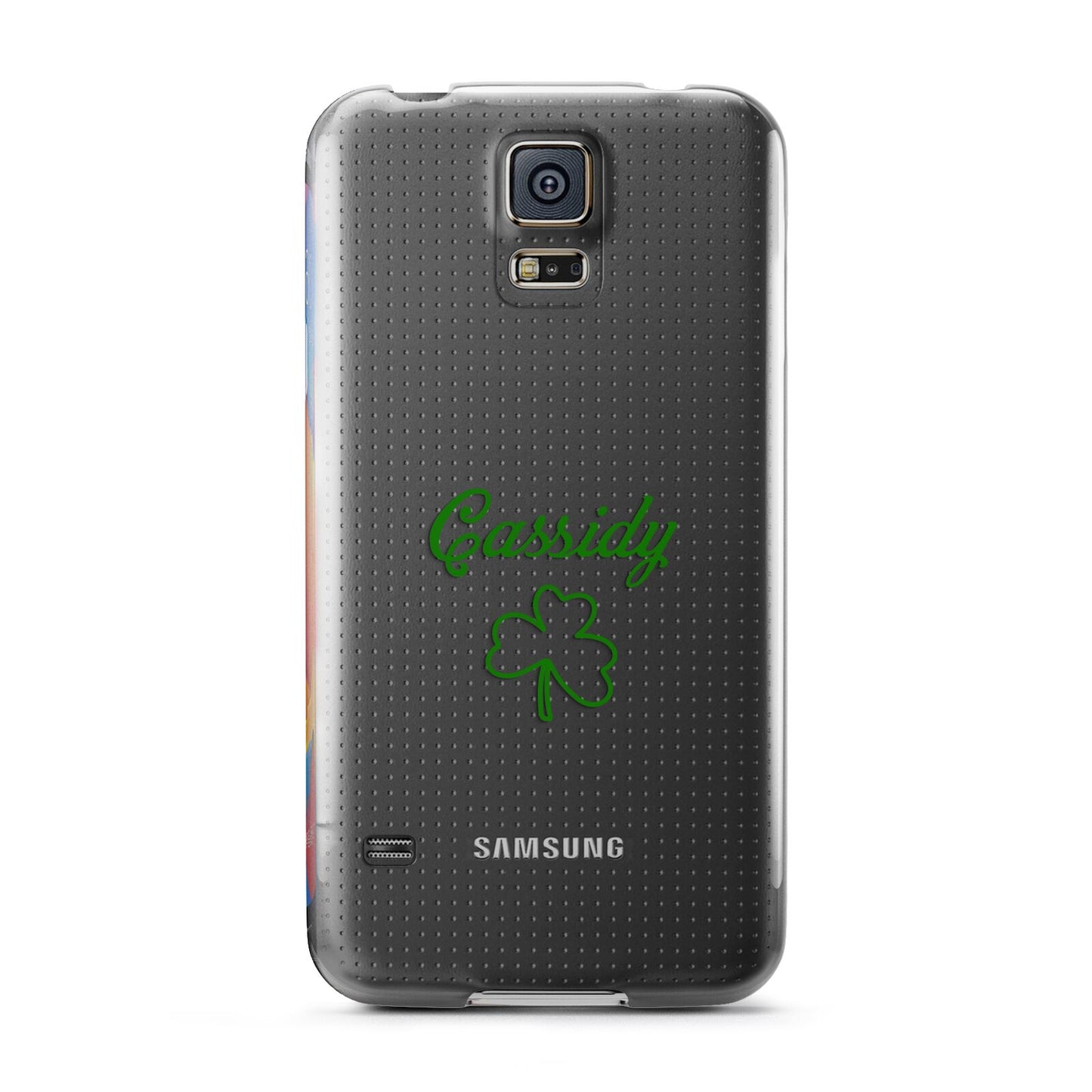 Personalised Name Shamrock Samsung Galaxy S5 Case