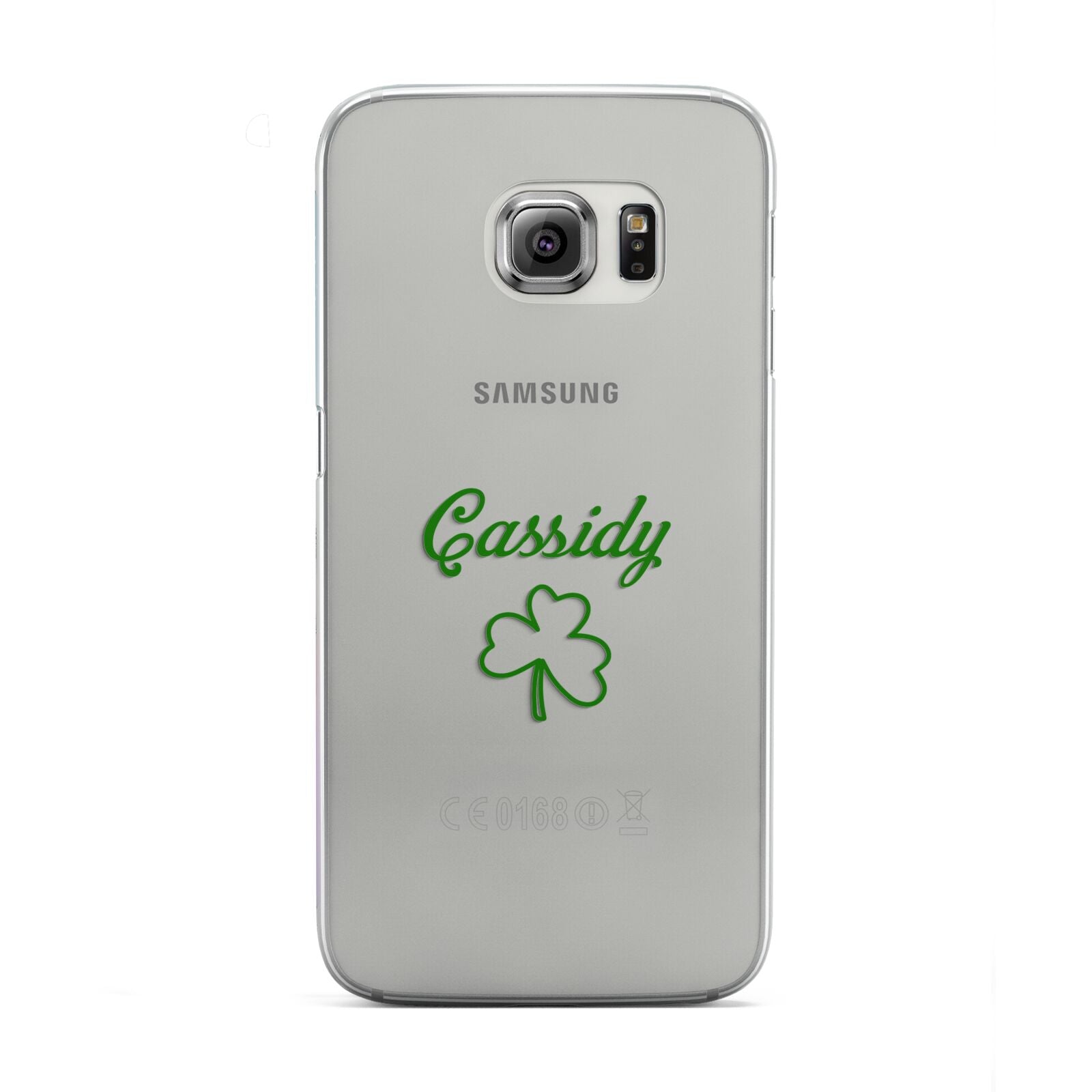 Personalised Name Shamrock Samsung Galaxy S6 Edge Case