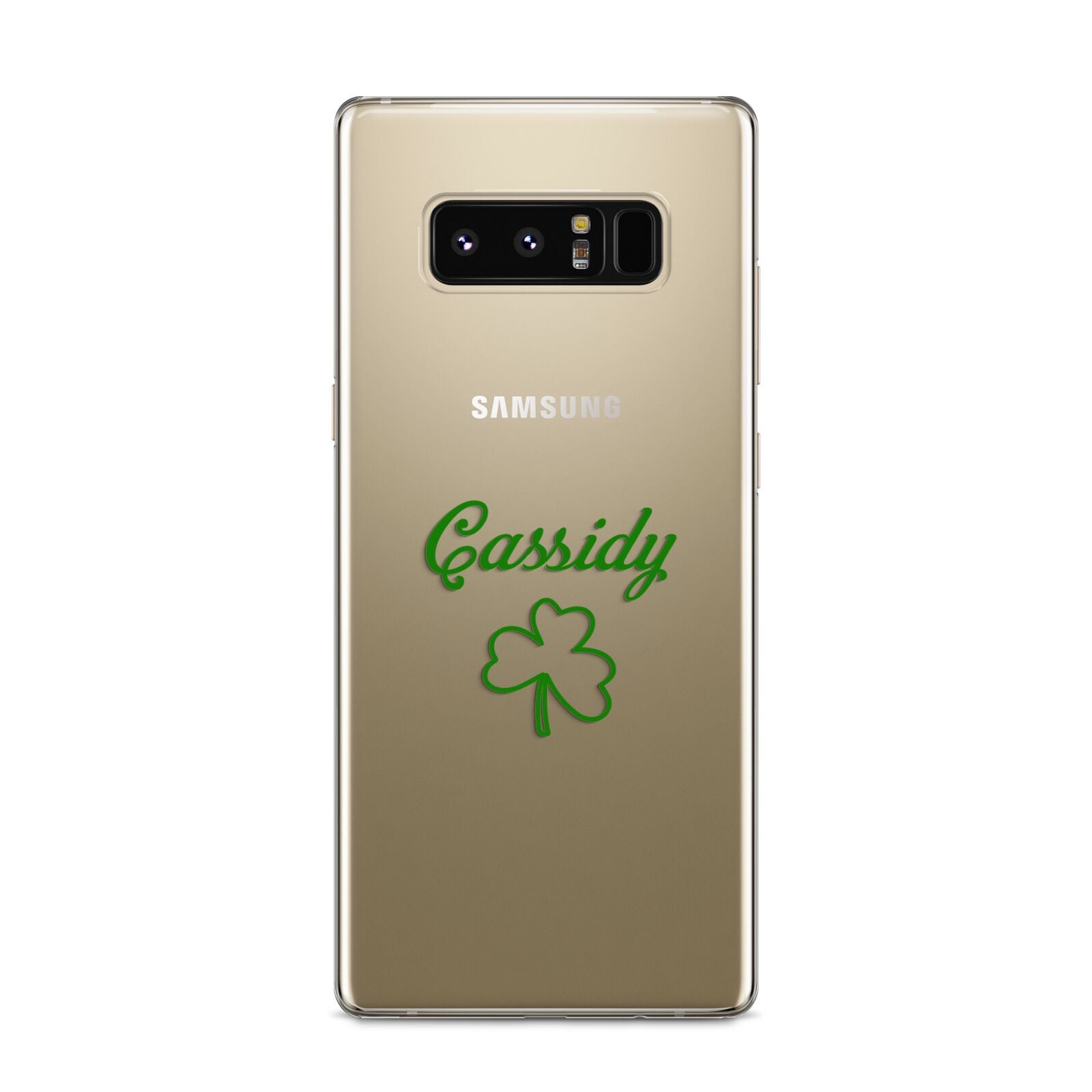 Personalised Name Shamrock Samsung Galaxy S8 Case