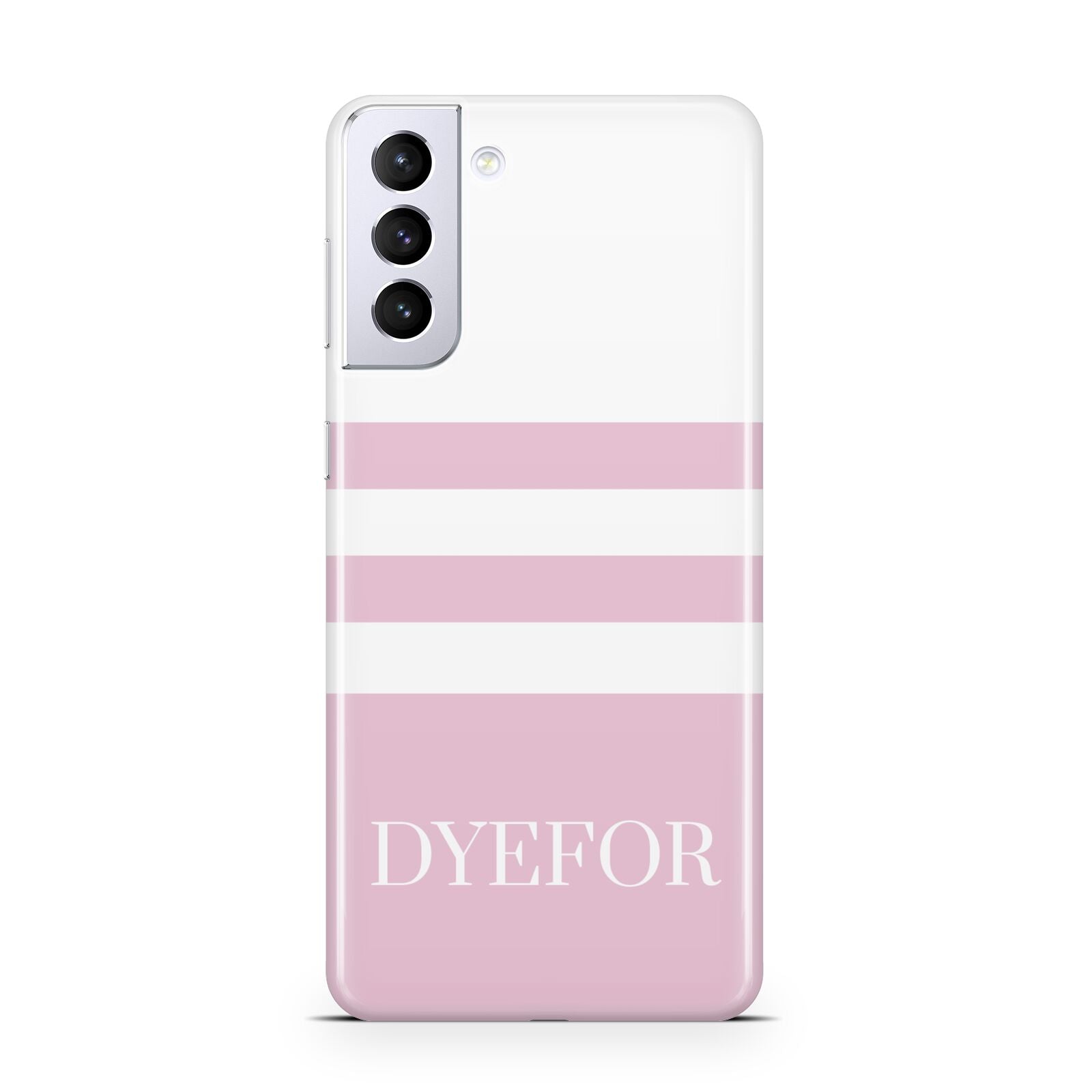 Personalised Name Striped Samsung S21 Plus Case