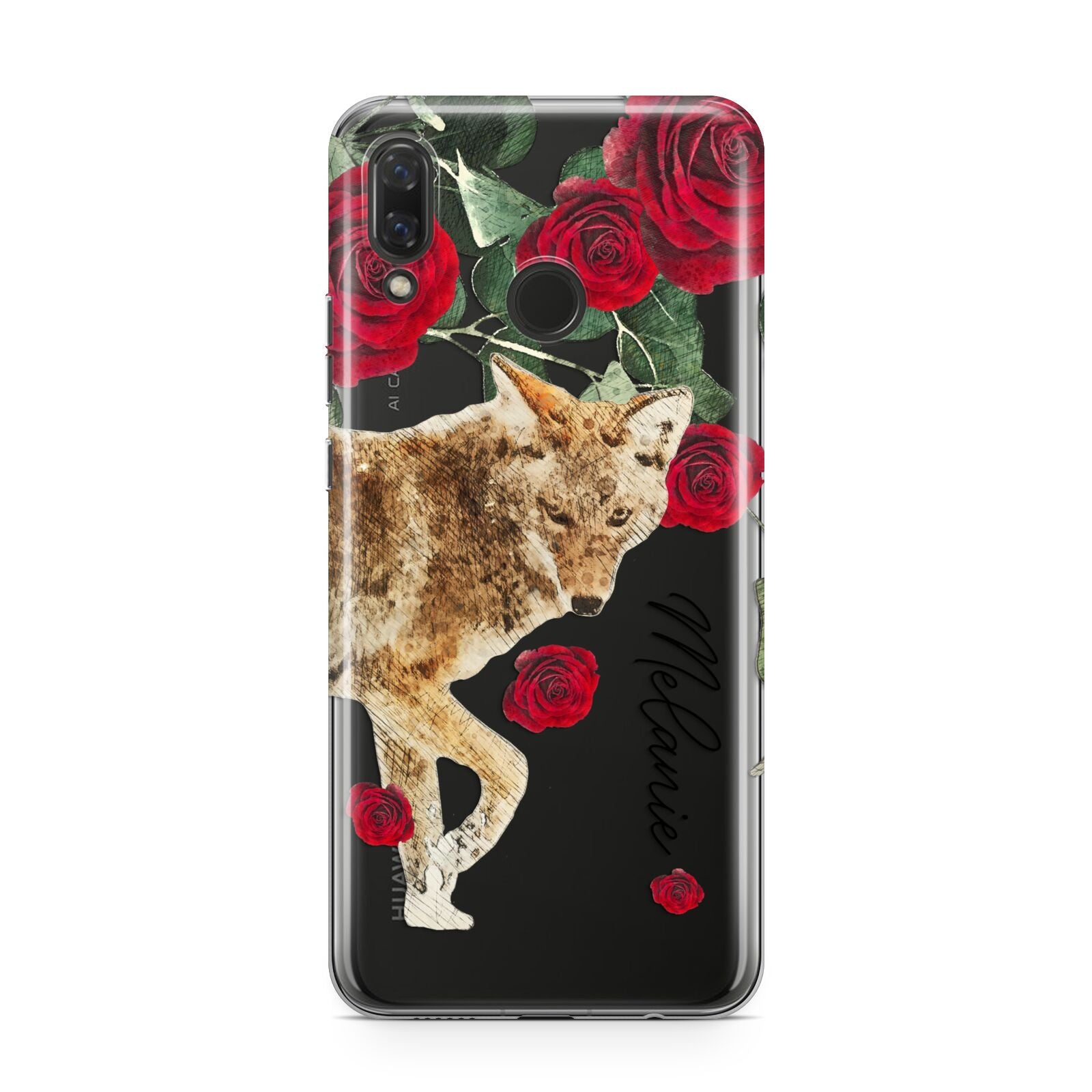 Personalised Name Wolf Huawei Nova 3 Phone Case