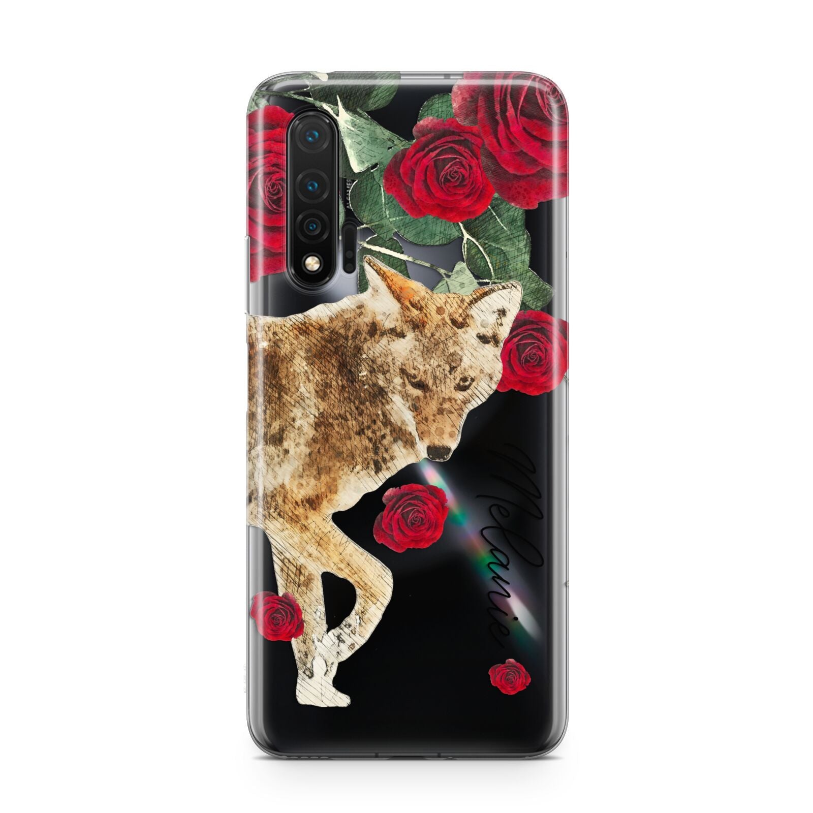 Personalised Name Wolf Huawei Nova 6 Phone Case