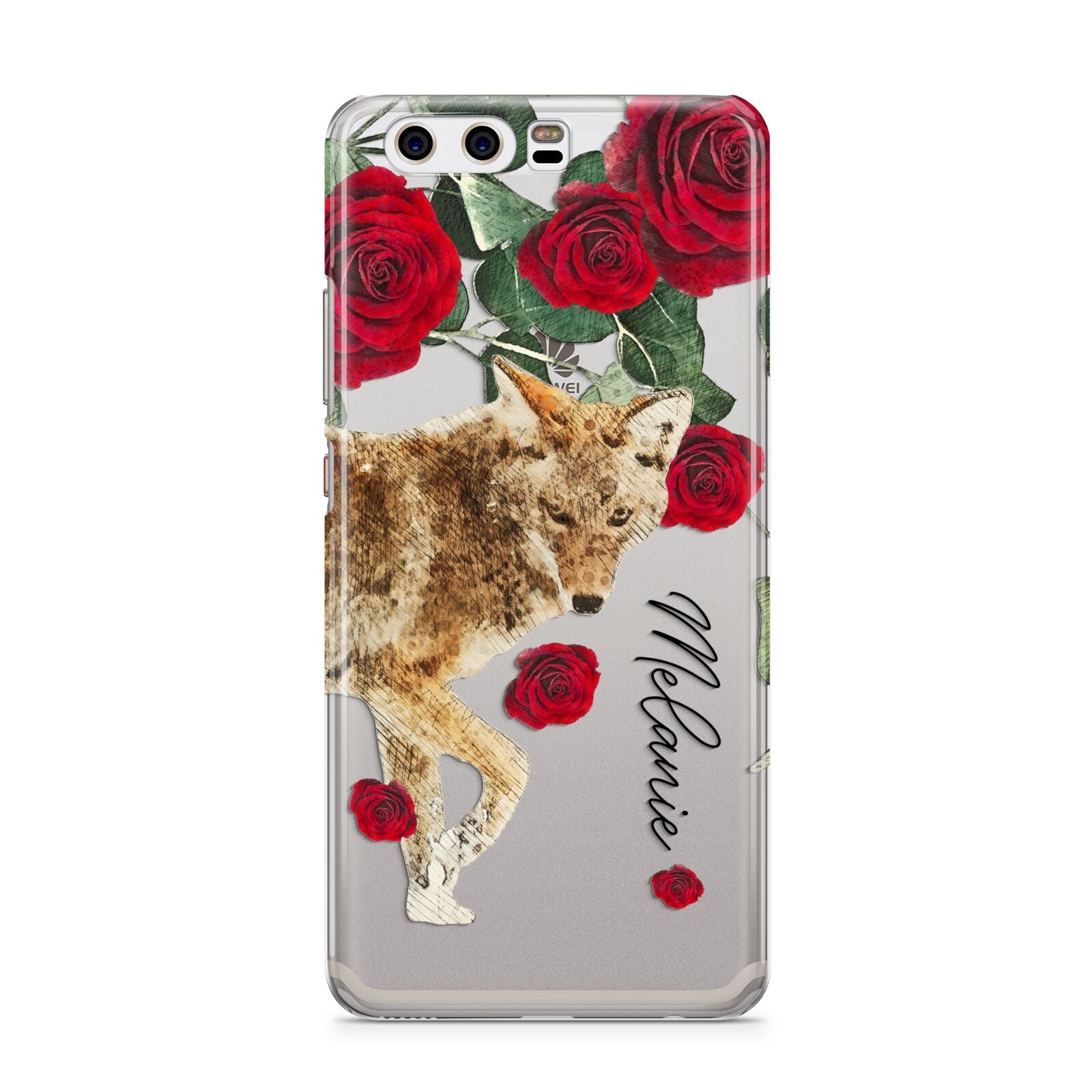 Personalised Name Wolf Huawei P10 Phone Case