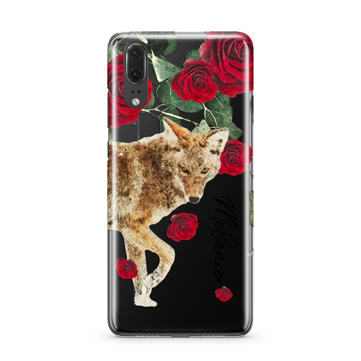 Personalised Name Wolf Huawei P20 Phone Case