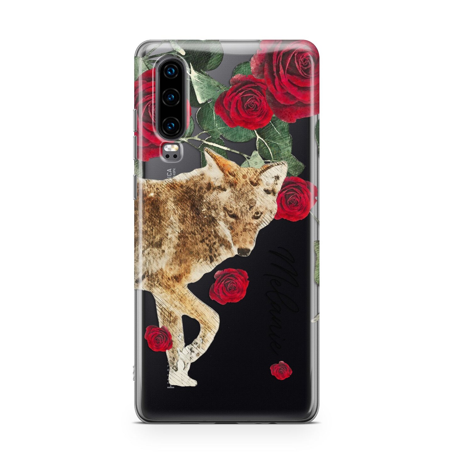 Personalised Name Wolf Huawei P30 Phone Case