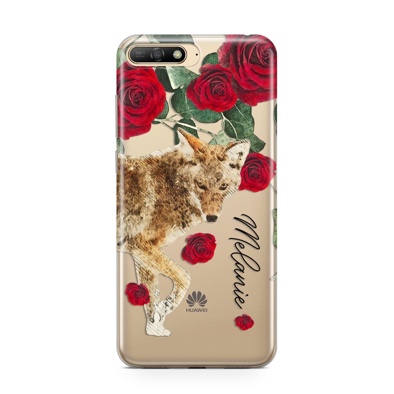 Personalised Name Wolf Huawei Y6 2018