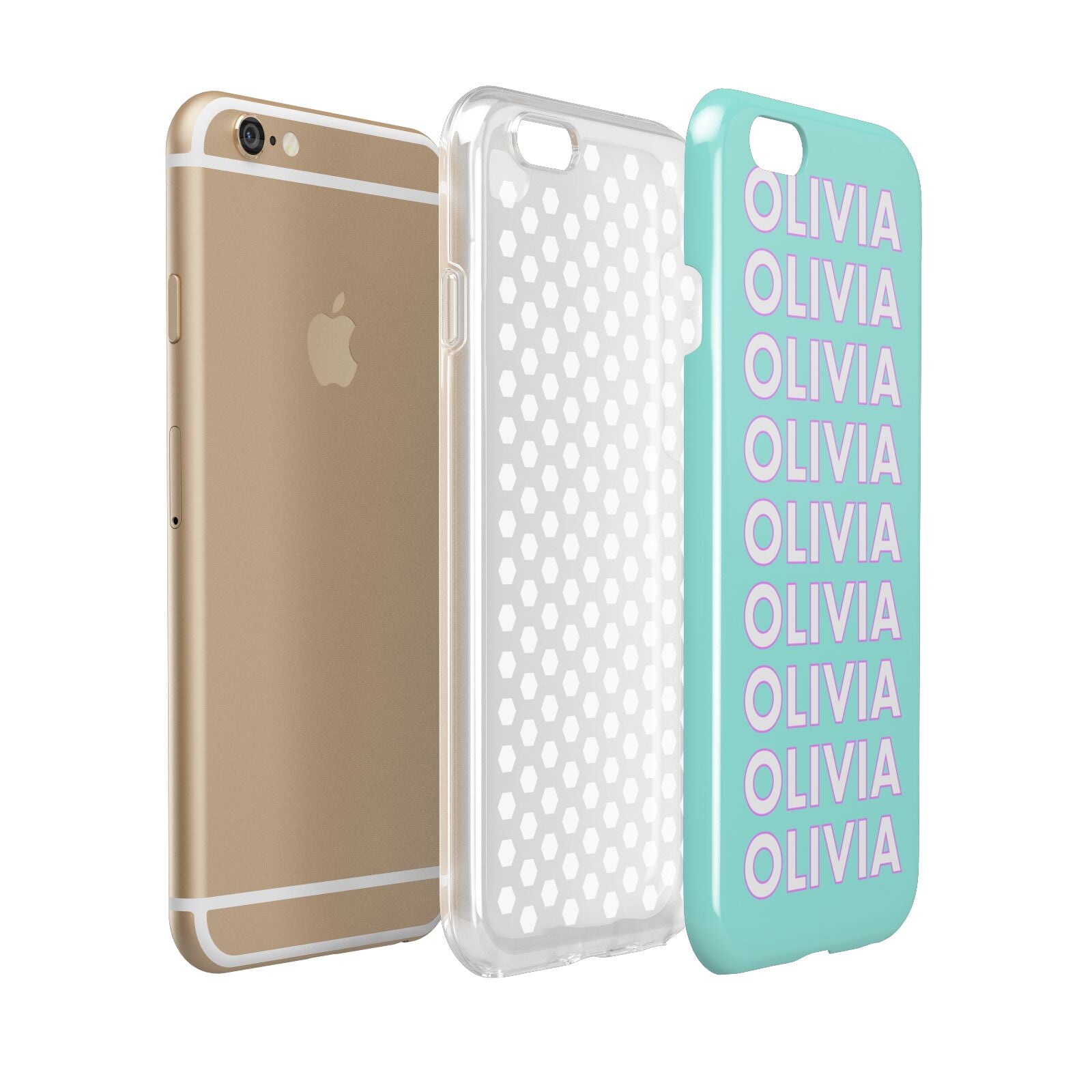 Personalised Names Apple iPhone 6 3D Tough Case Expanded view