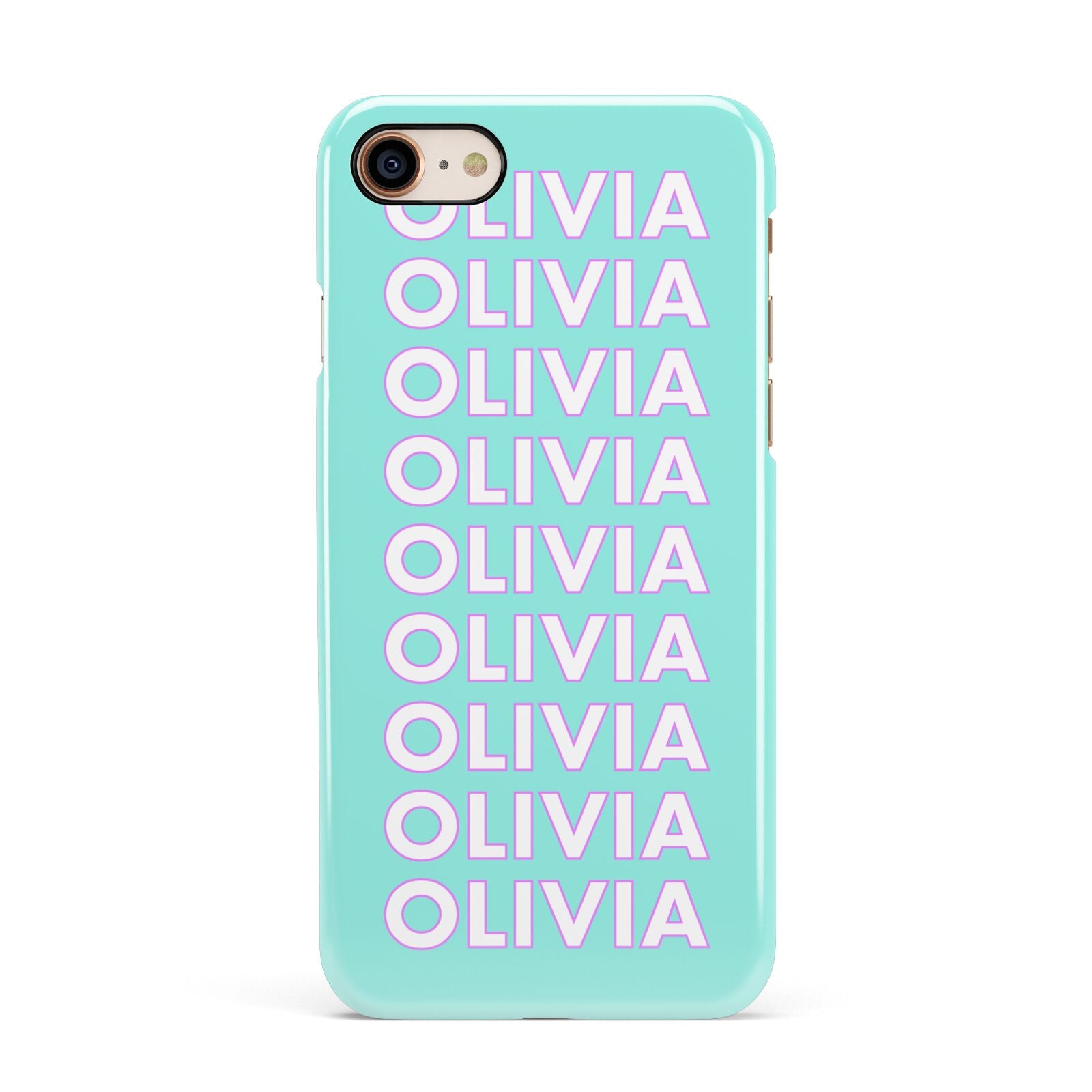 Personalised Names Apple iPhone 7 8 3D Snap Case