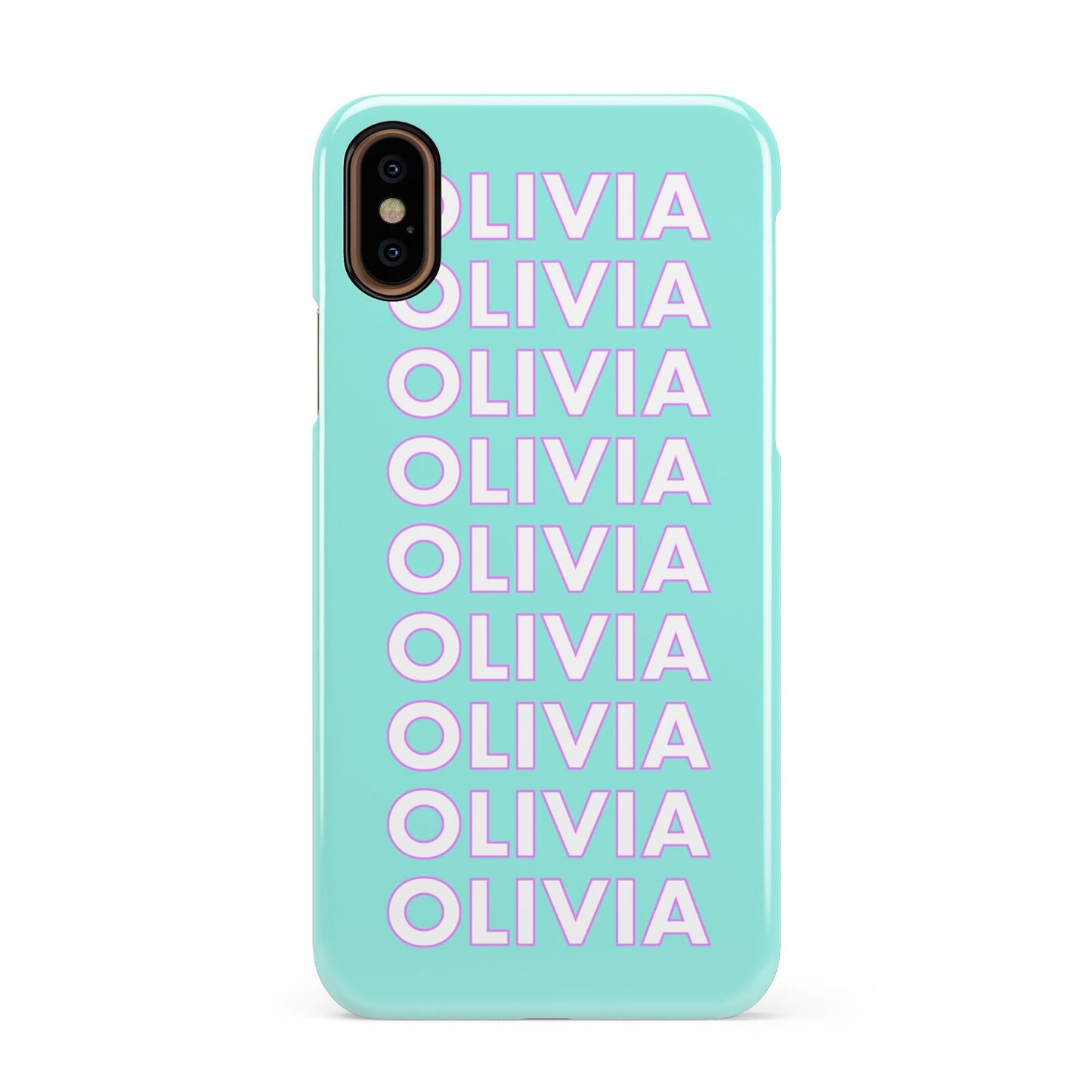 Personalised Names Apple iPhone XS 3D Snap Case