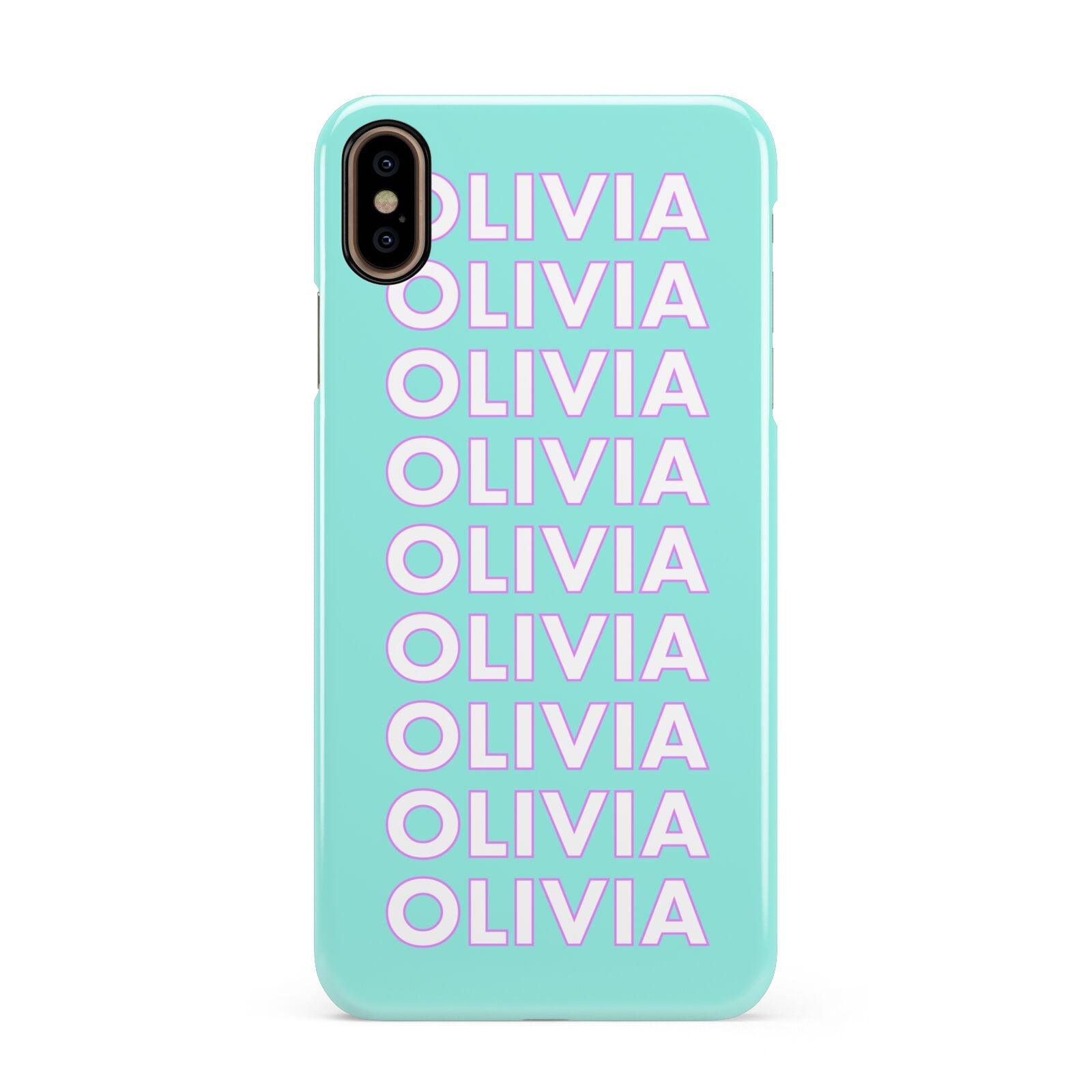 Personalised Names Apple iPhone Xs Max 3D Snap Case