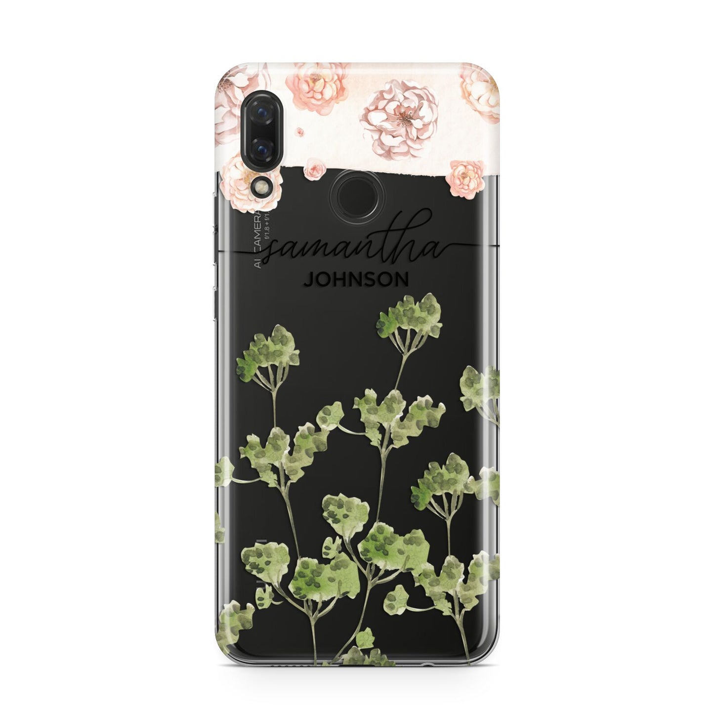 Personalised Names Flowers Huawei Nova 3 Phone Case