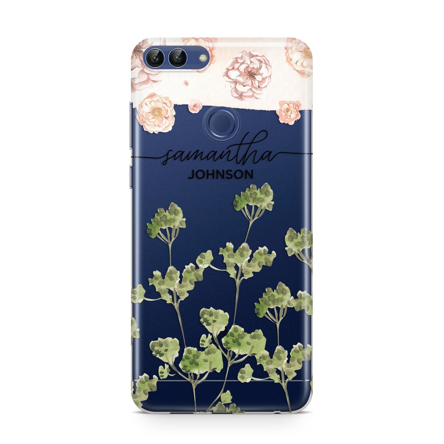 Personalised Names Flowers Huawei P Smart Case