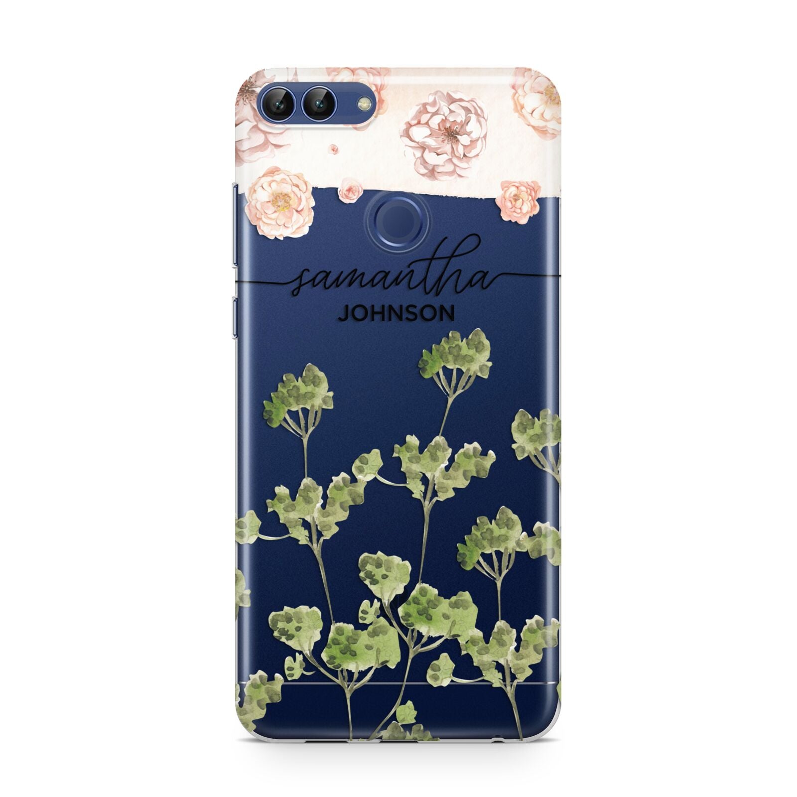 Personalised Names Flowers Huawei P Smart Case