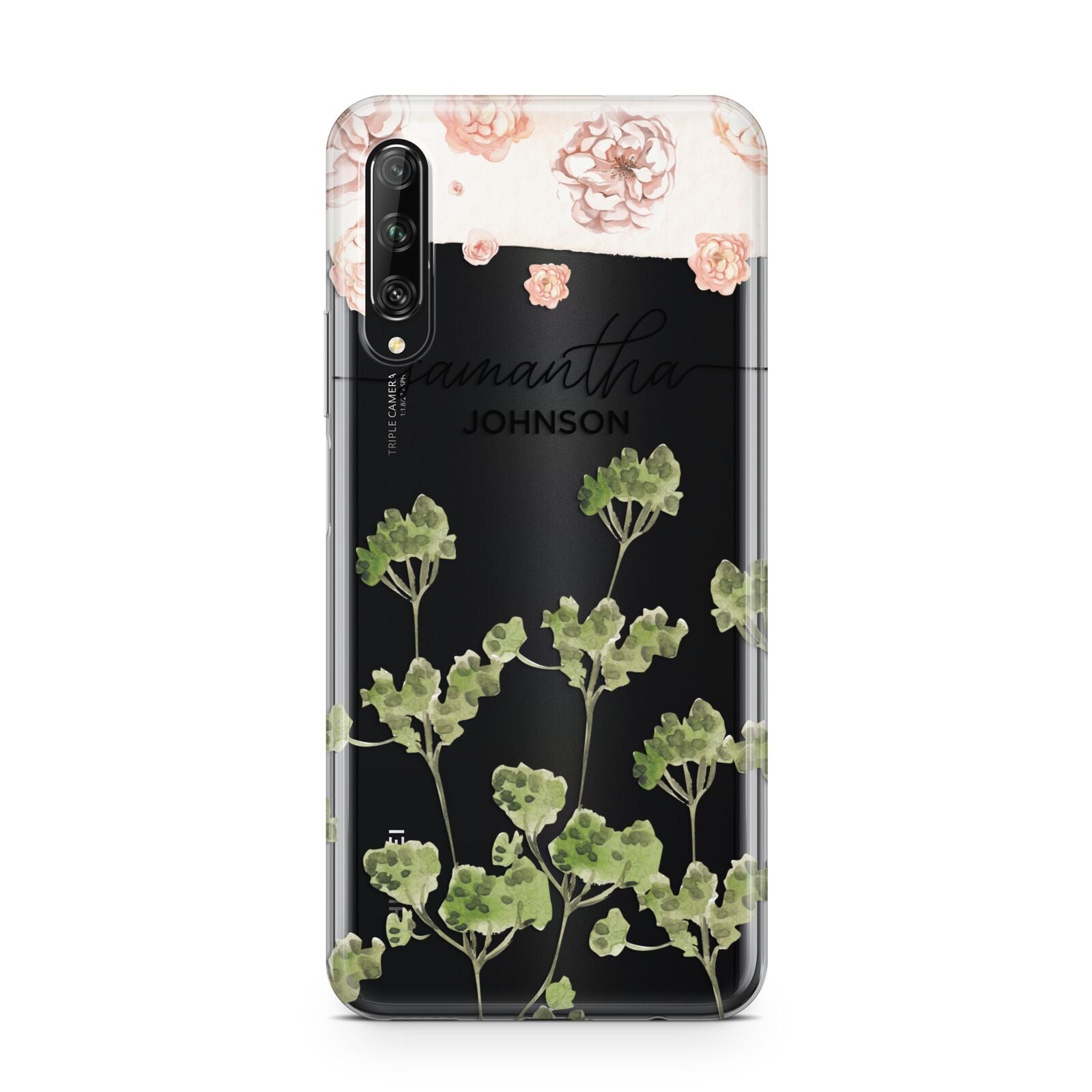 Personalised Names Flowers Huawei P Smart Pro 2019