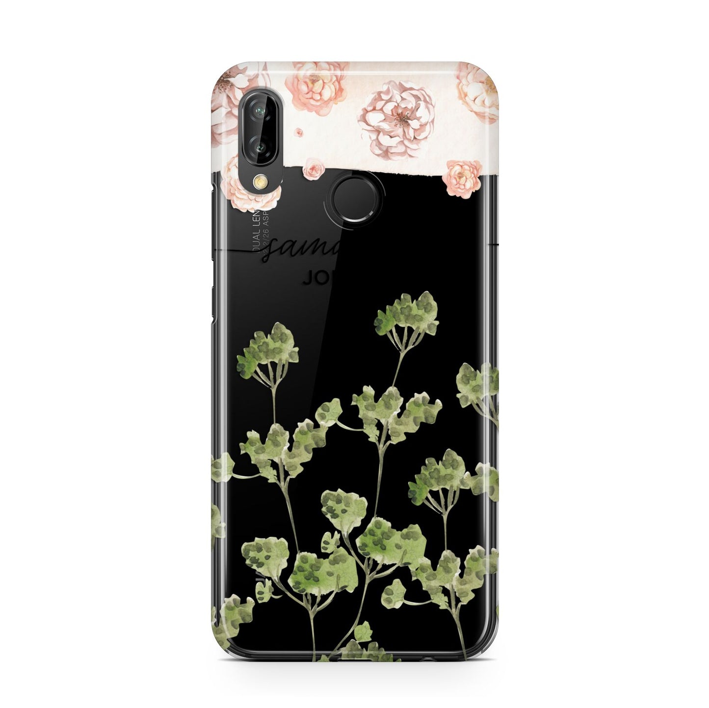 Personalised Names Flowers Huawei P20 Lite Phone Case