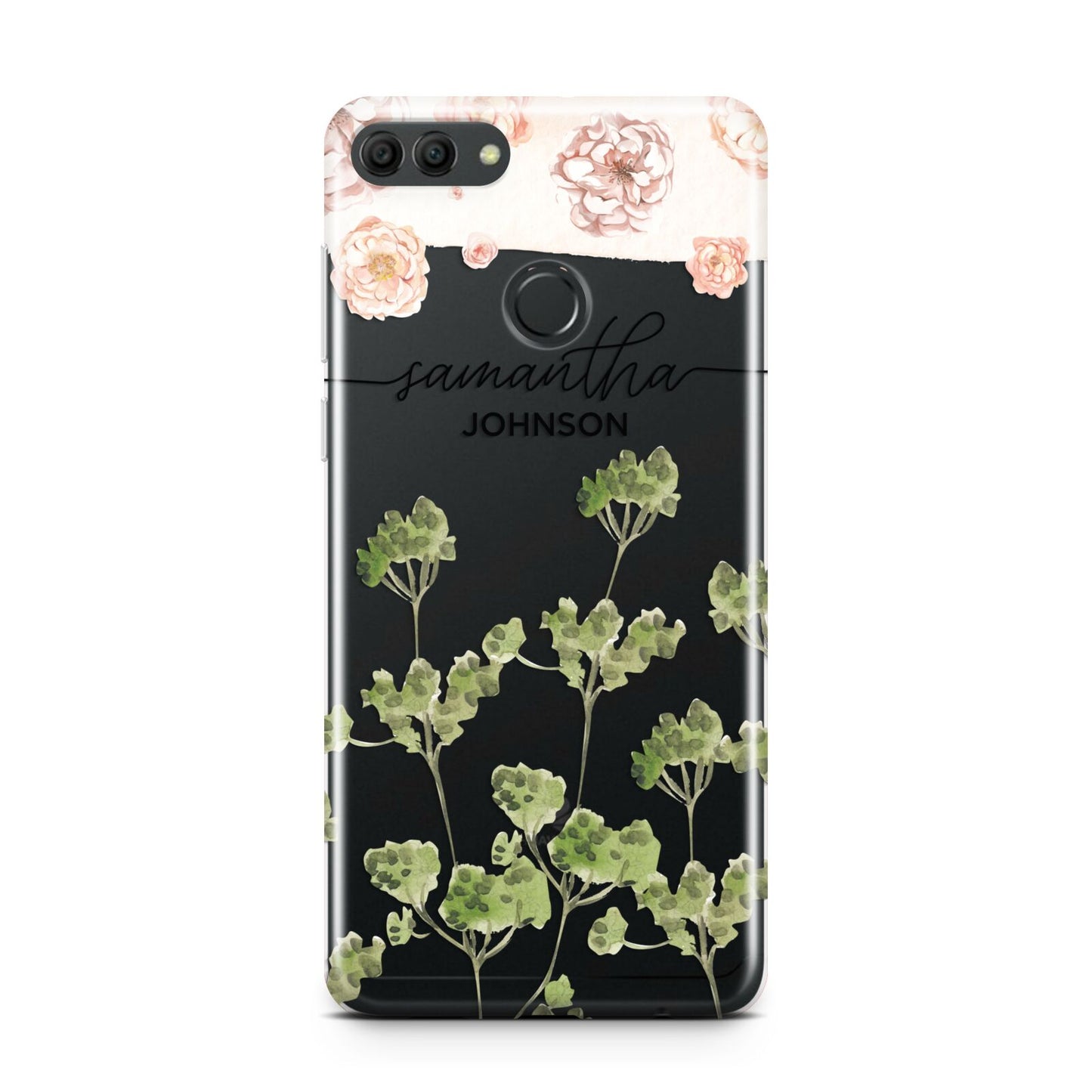 Personalised Names Flowers Huawei Y9 2018