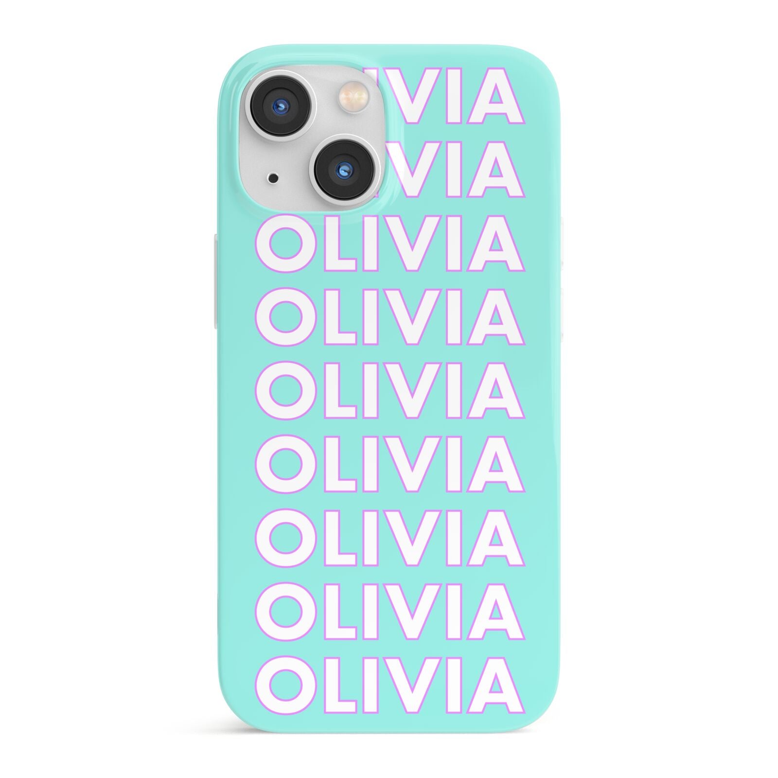 Personalised Names iPhone 13 Mini Full Wrap 3D Snap Case