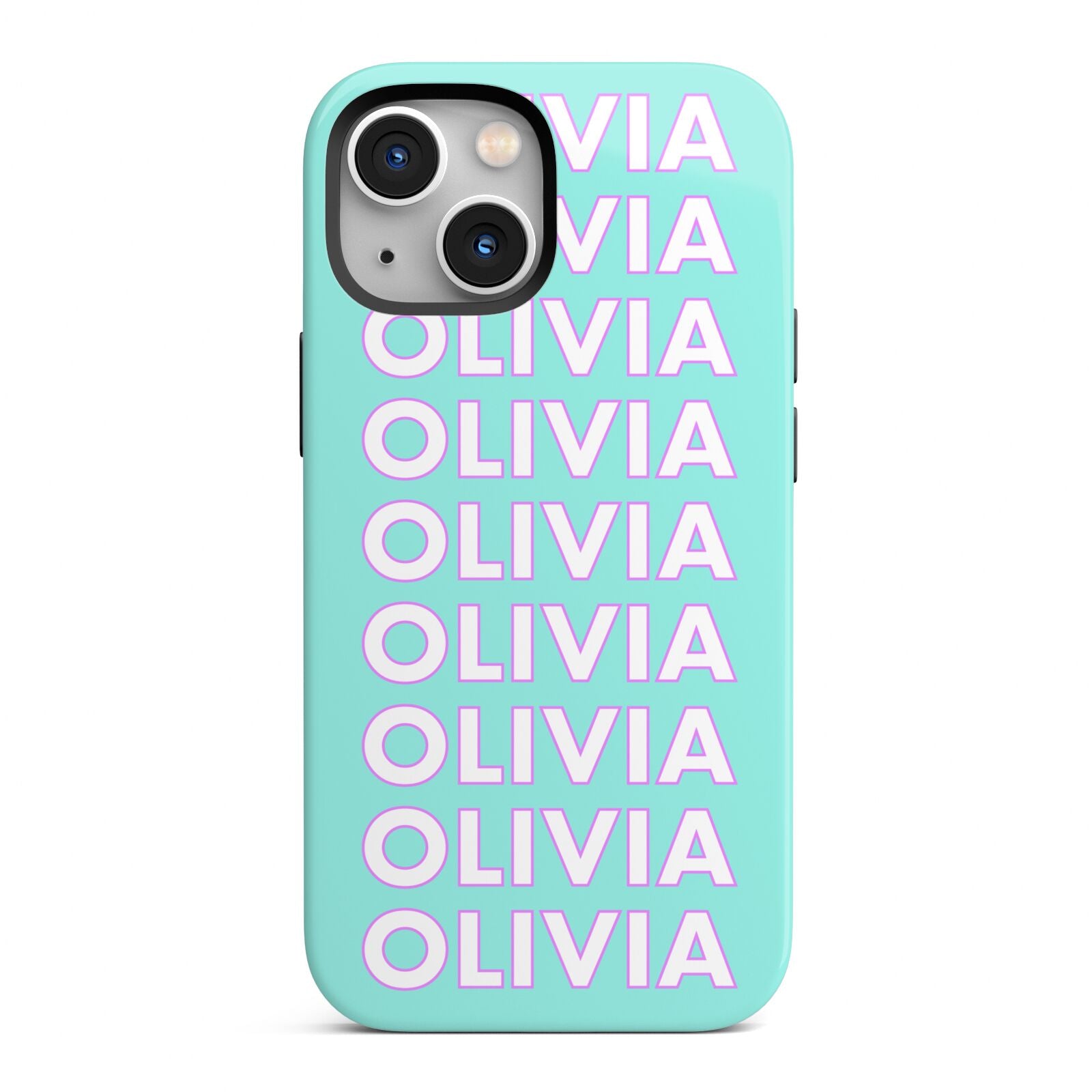 Personalised Names iPhone 13 Mini Full Wrap 3D Tough Case