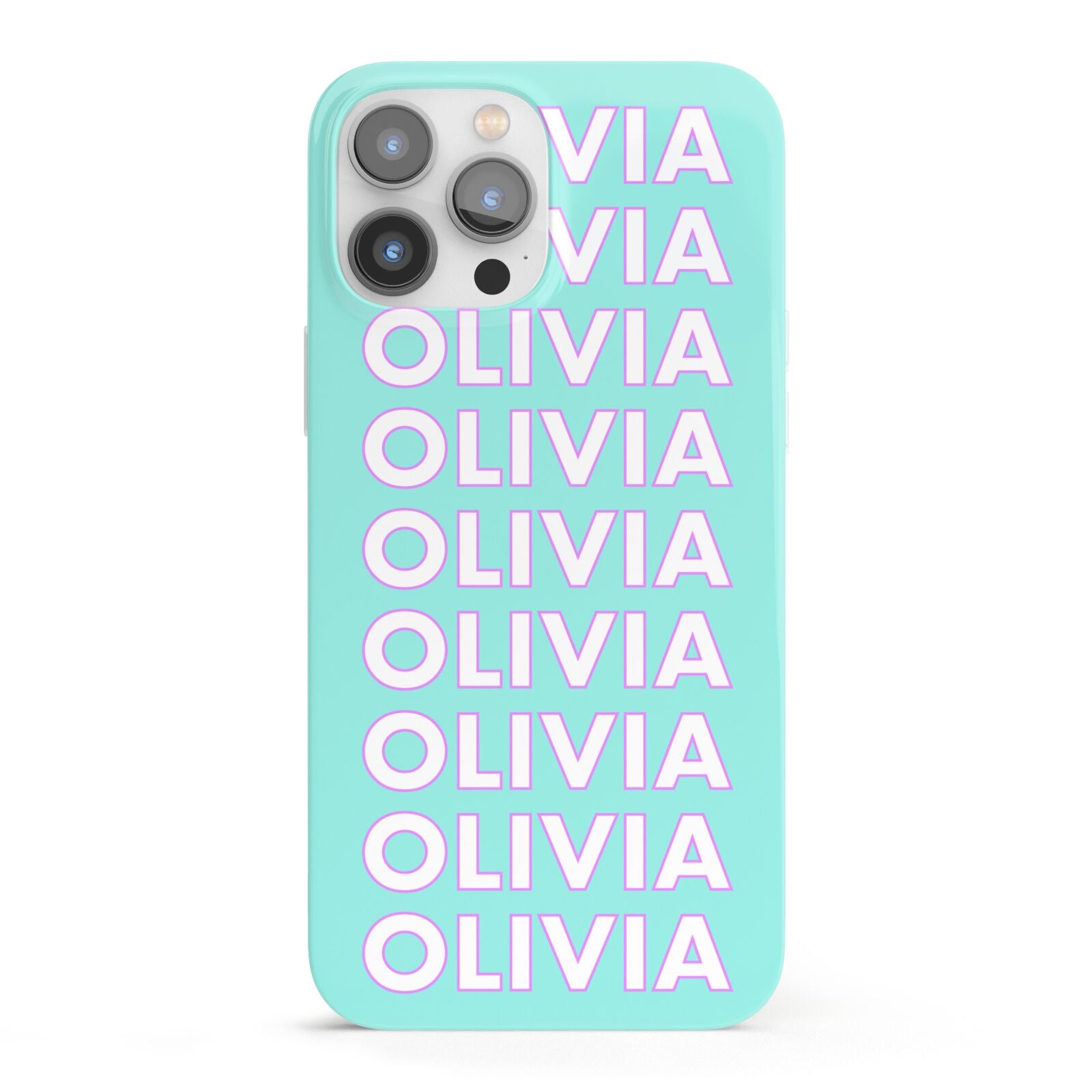 Personalised Names iPhone 13 Pro Max Full Wrap 3D Snap Case