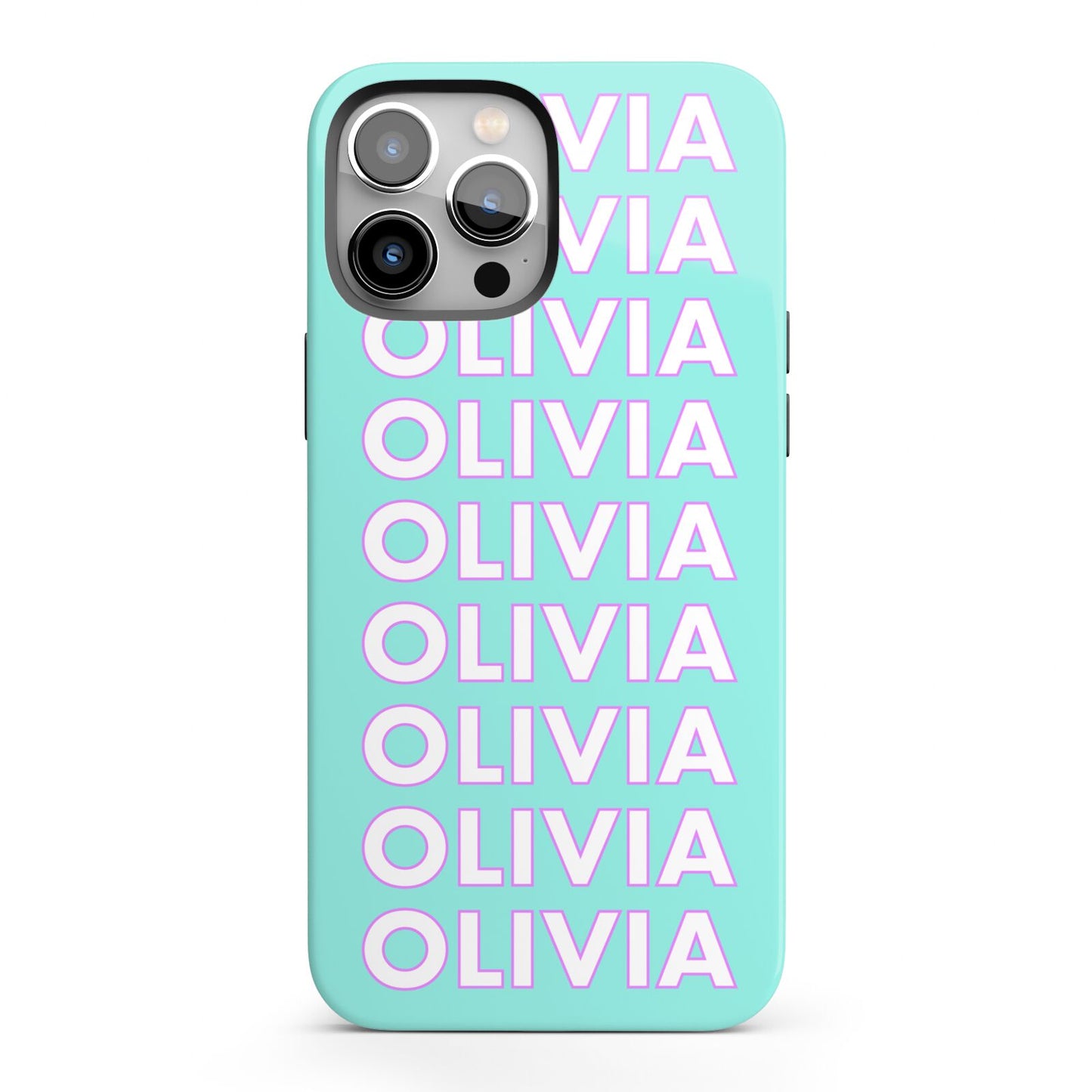 Personalised Names iPhone 13 Pro Max Full Wrap 3D Tough Case