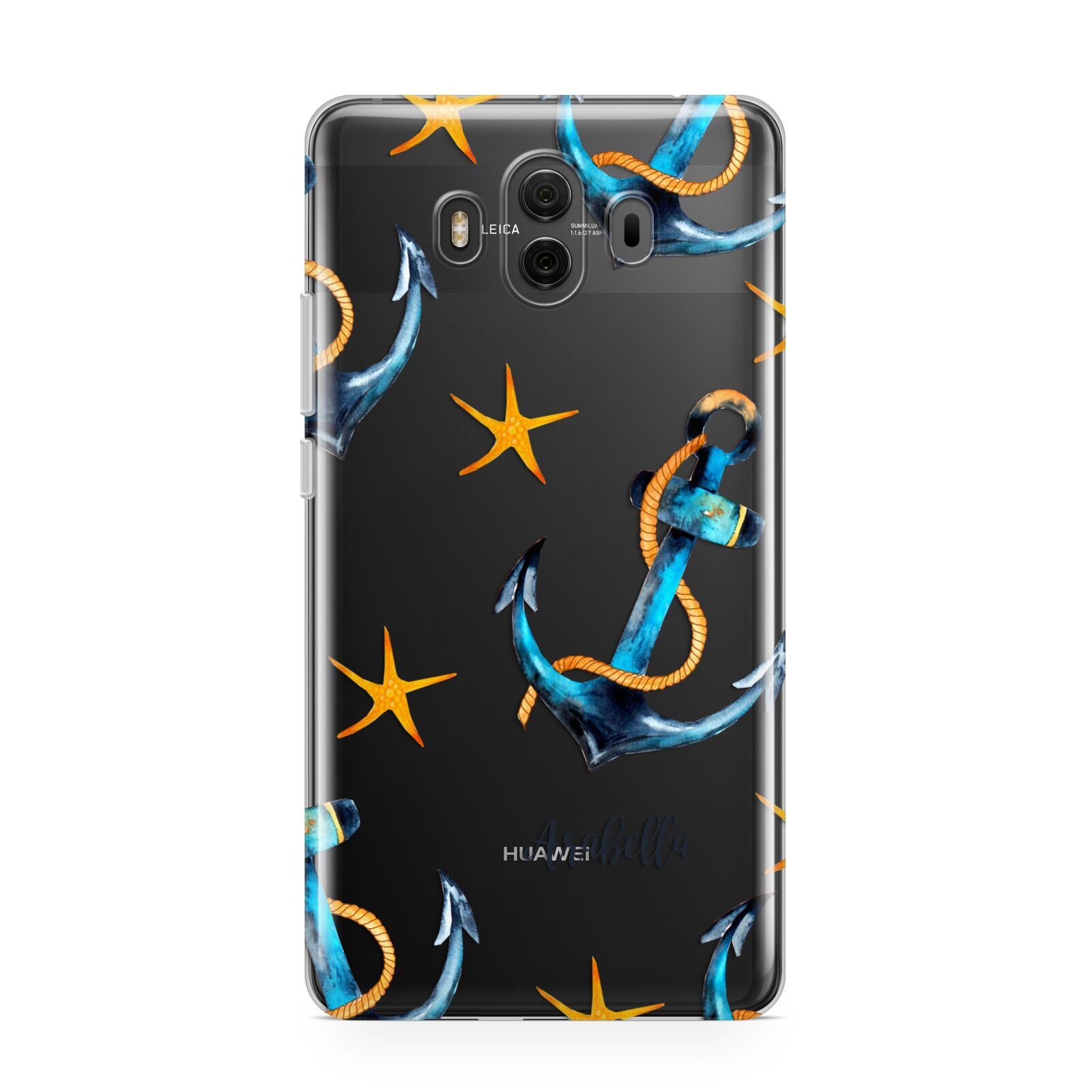 Personalised Nautical Huawei Mate 10 Protective Phone Case