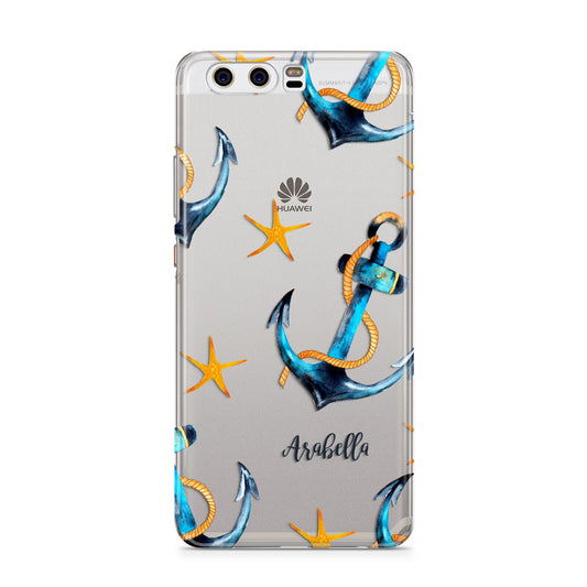 Personalised Nautical Huawei P10 Phone Case