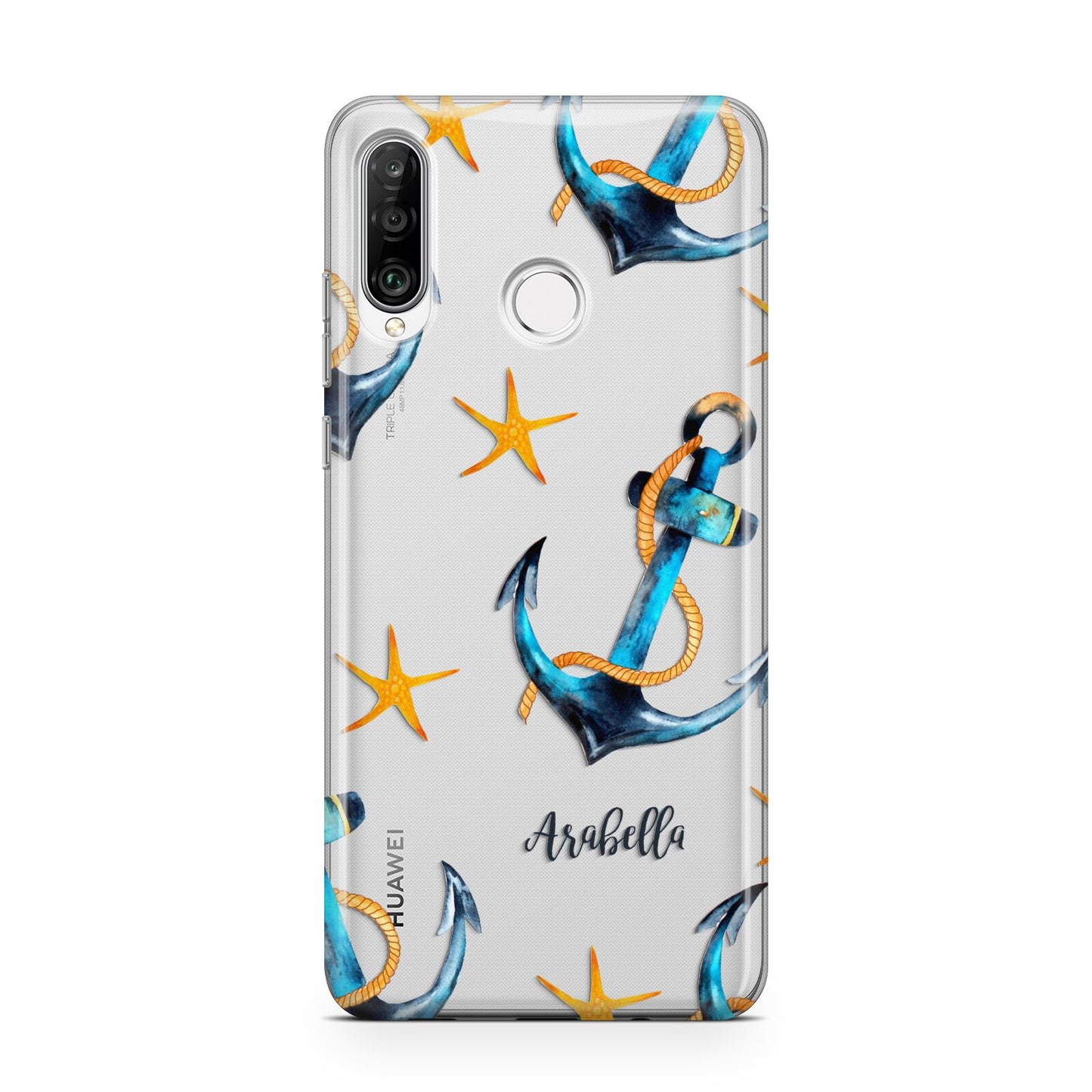 Personalised Nautical Huawei P30 Lite Phone Case