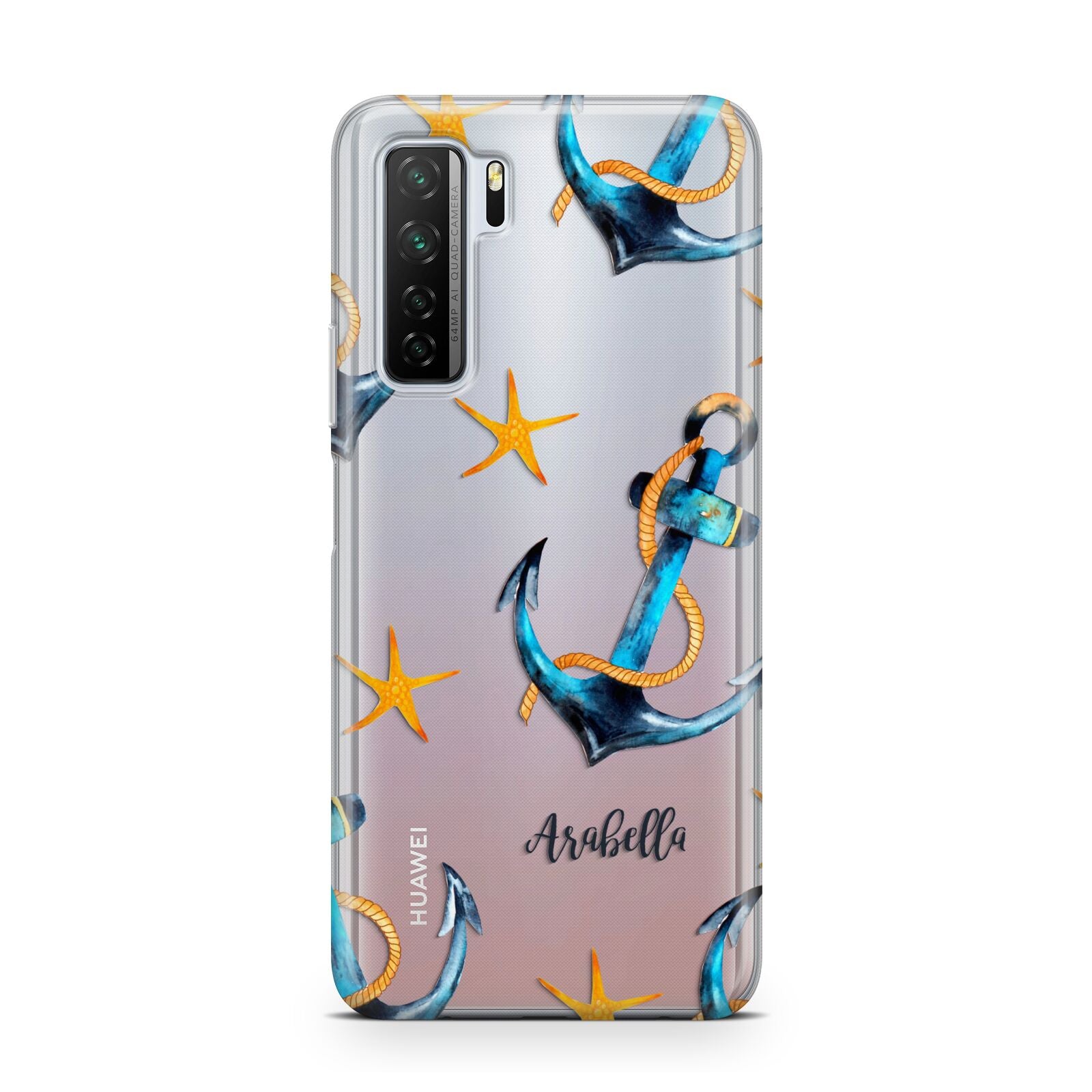 Personalised Nautical Huawei P40 Lite 5G Phone Case